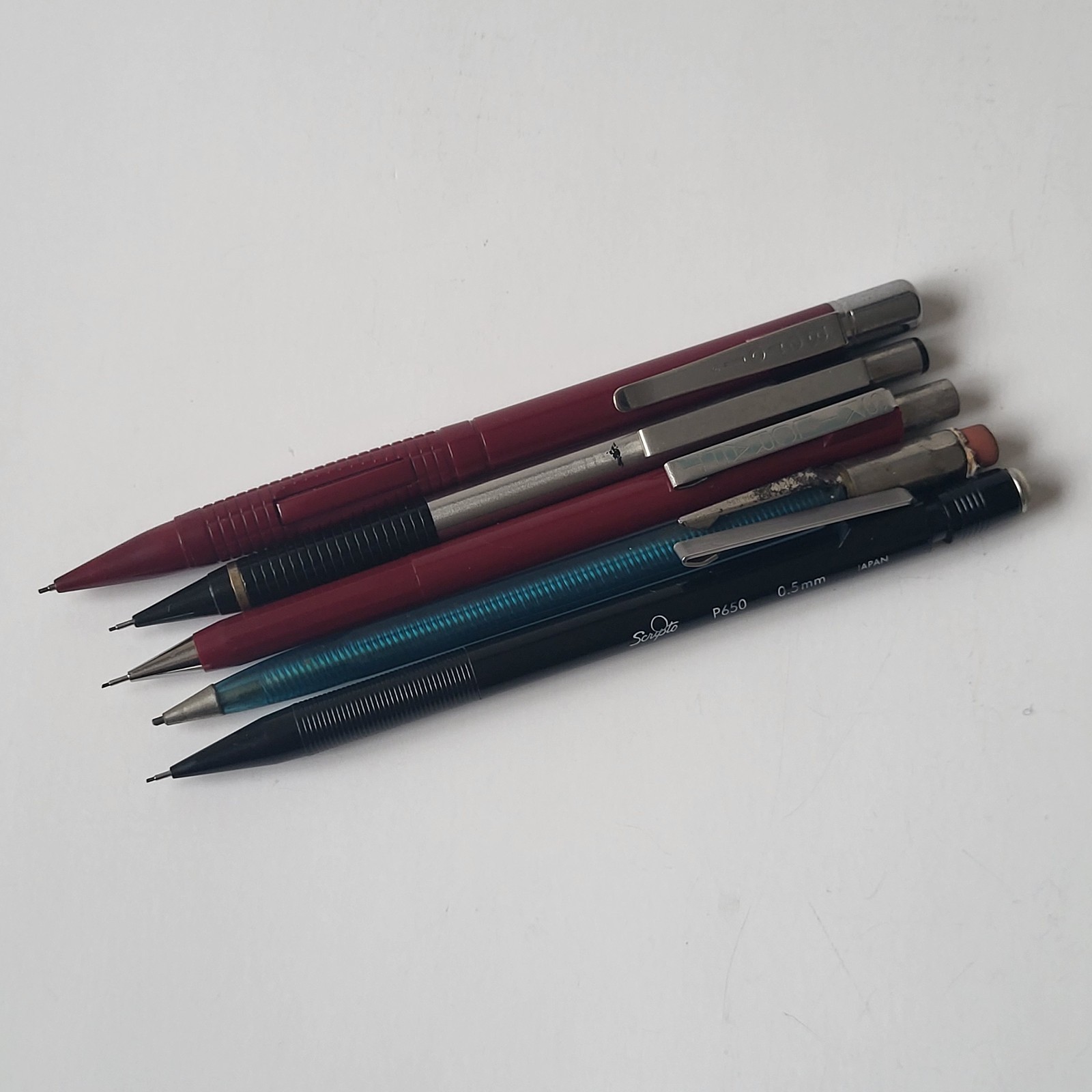 Mixed Mechanical Pencil Lot of 5 Scripto Berol Skilcraft Writing Collectibles