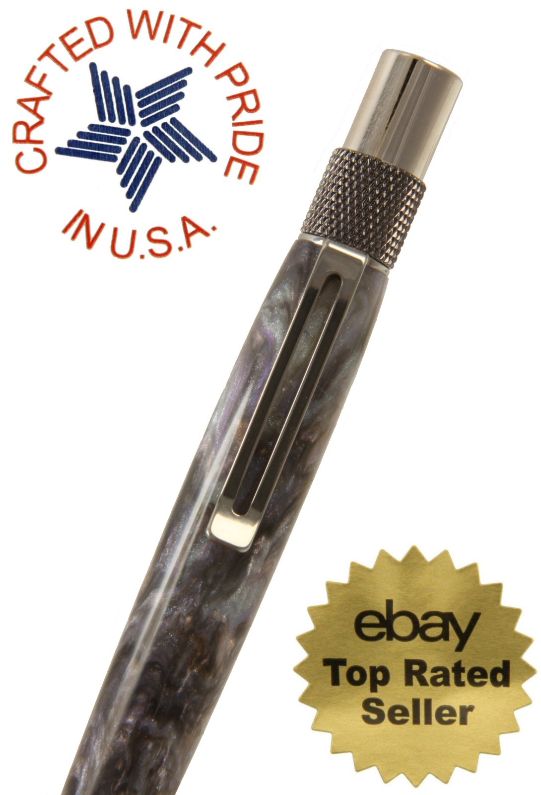Dura Click .07mm Pencil / Gun Metal Hardware & Purple Haze Body / N86