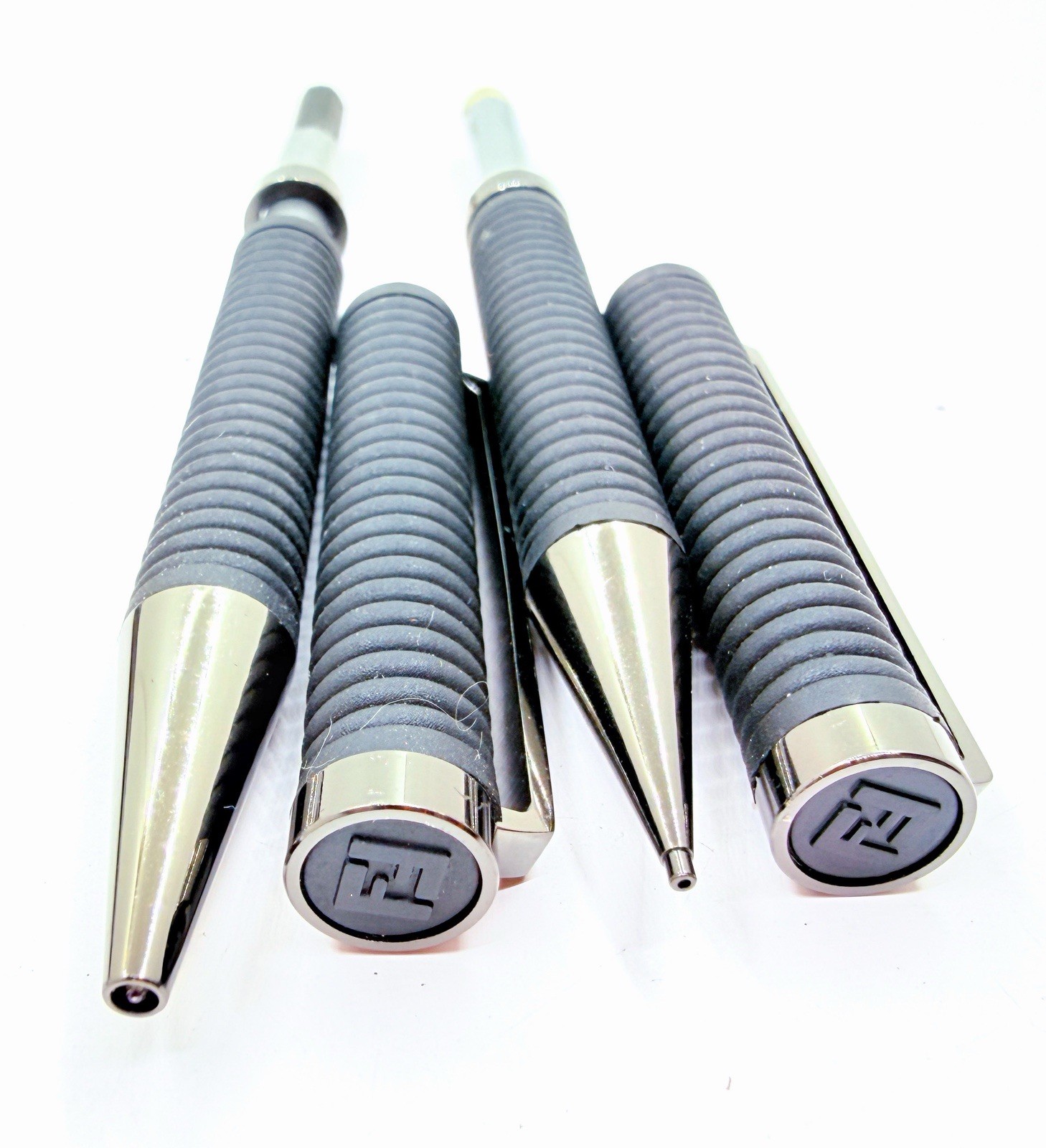 NOS Fendi Mechanical Pencil 0.5mm Continues Twist & Ballpoint Pen Set With Case