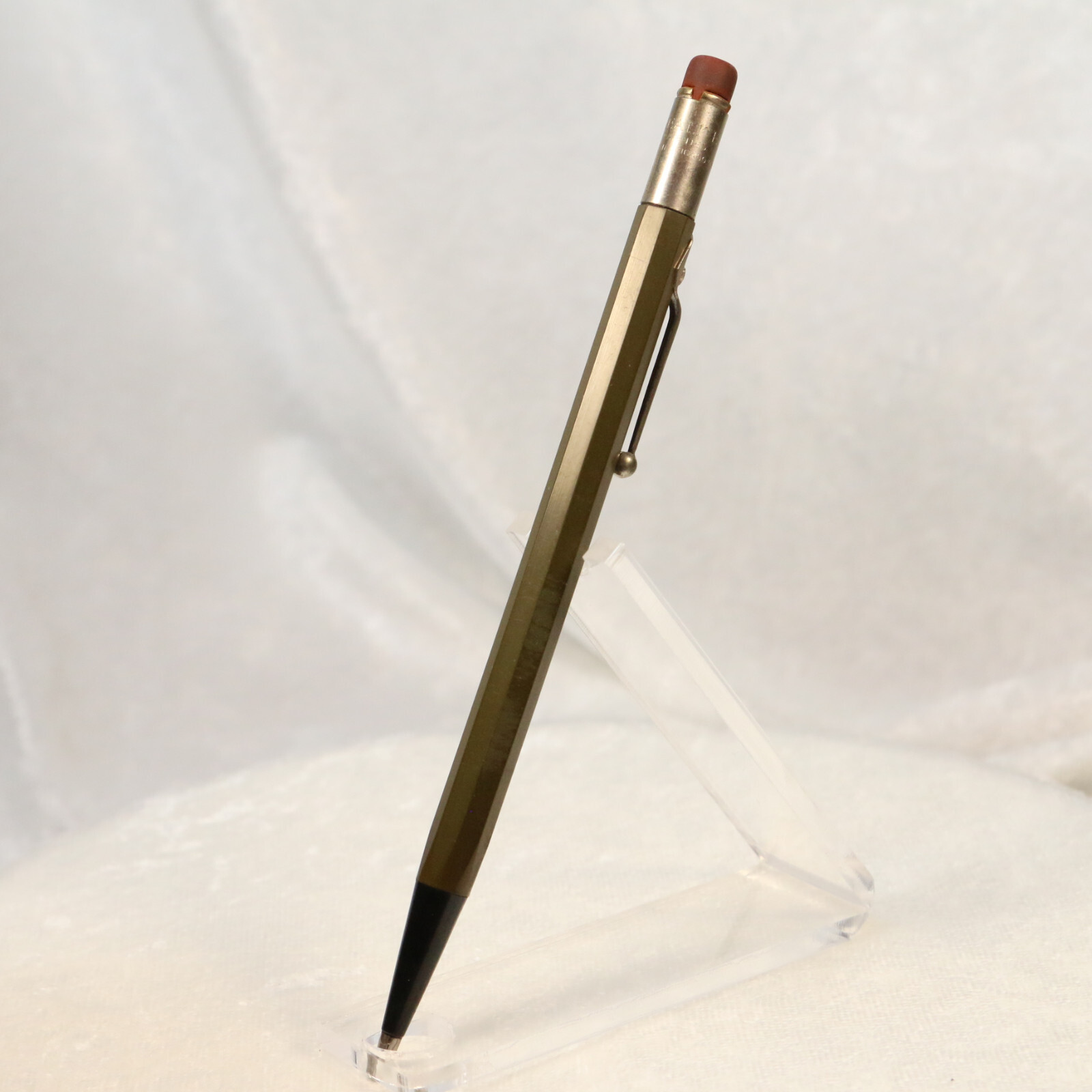 VTG REALITE Advertising Mechanical Pencil USA Olive Green Salt City Oil – Kansas