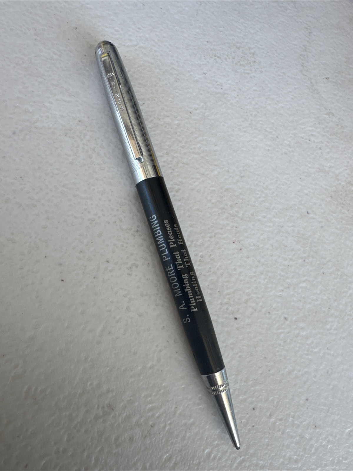 Pencil Vintage Wings Mechanical USA Moore Plumbing Collectible Office Decor