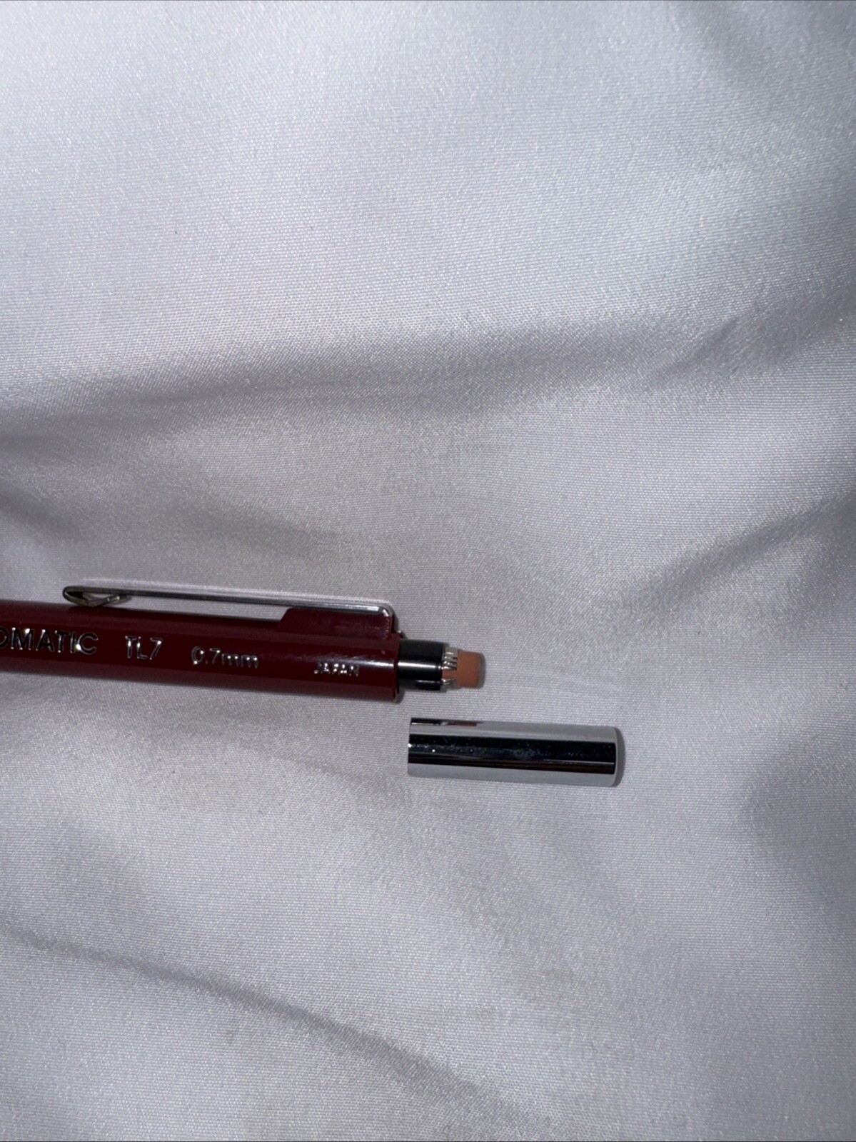 Vtg BEROL Automatic TL-7 Thin Lead Mechanical Pencil 0.7mm Maroon Barrel Used