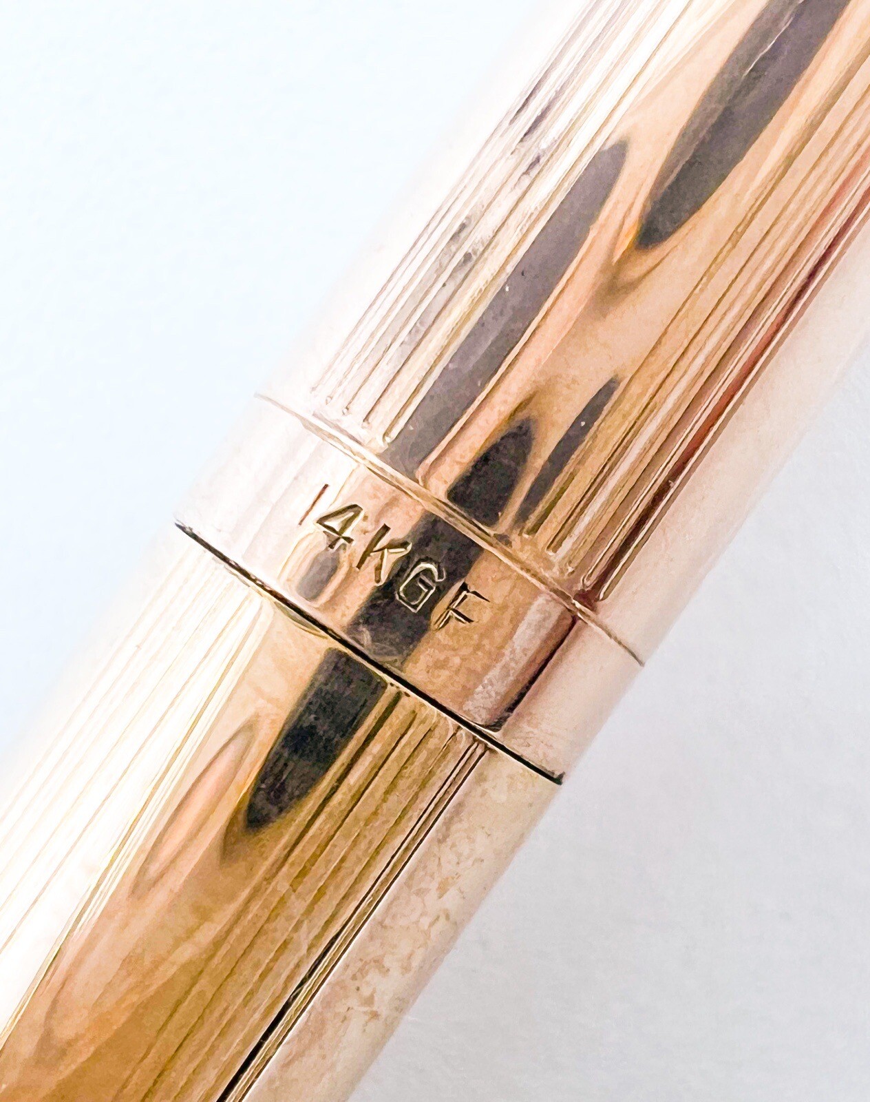 Vintage Platinum Japan 14k Gold Filled Mechanical Pencil 0.5mm