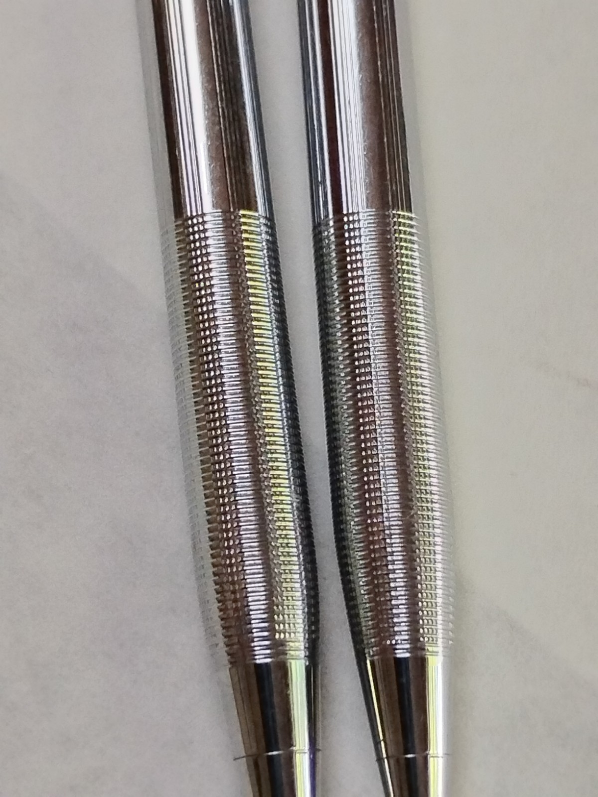 Vintage Cross Silver Chrome Mechanical Pencil and Pen Set Made in USA #P10