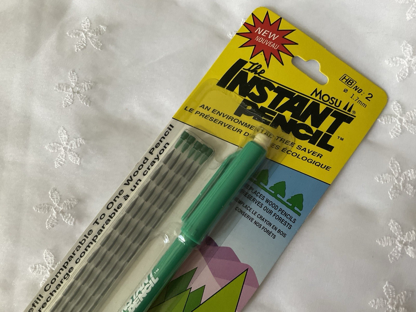 Vintage The Mosu Instant Pencil With Eraser on Top Sealed Package New