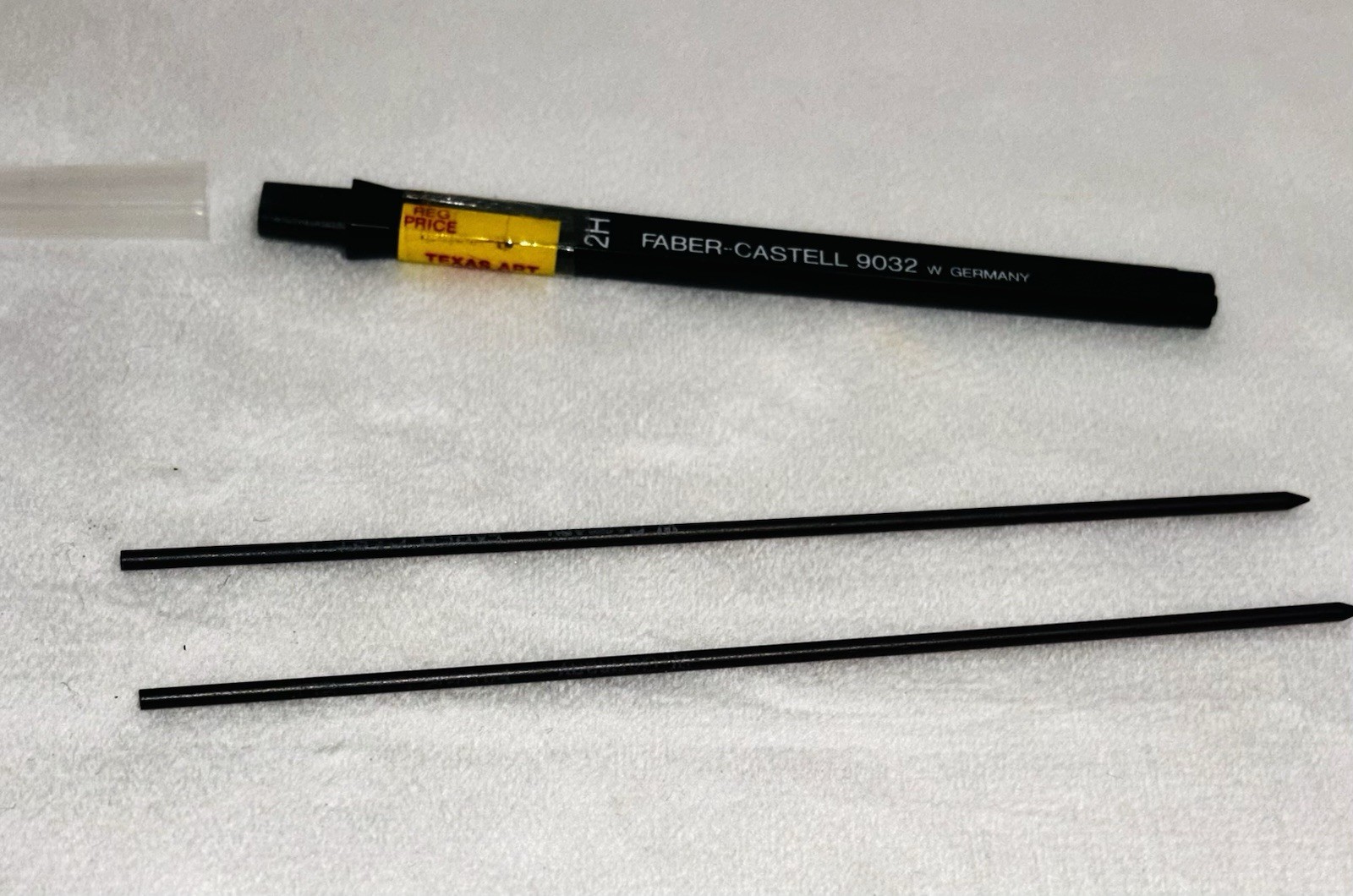 Vintage Faber-Castell 9032 Lead Holder – 2mm Clutch Pencil – W. Germany – 2H