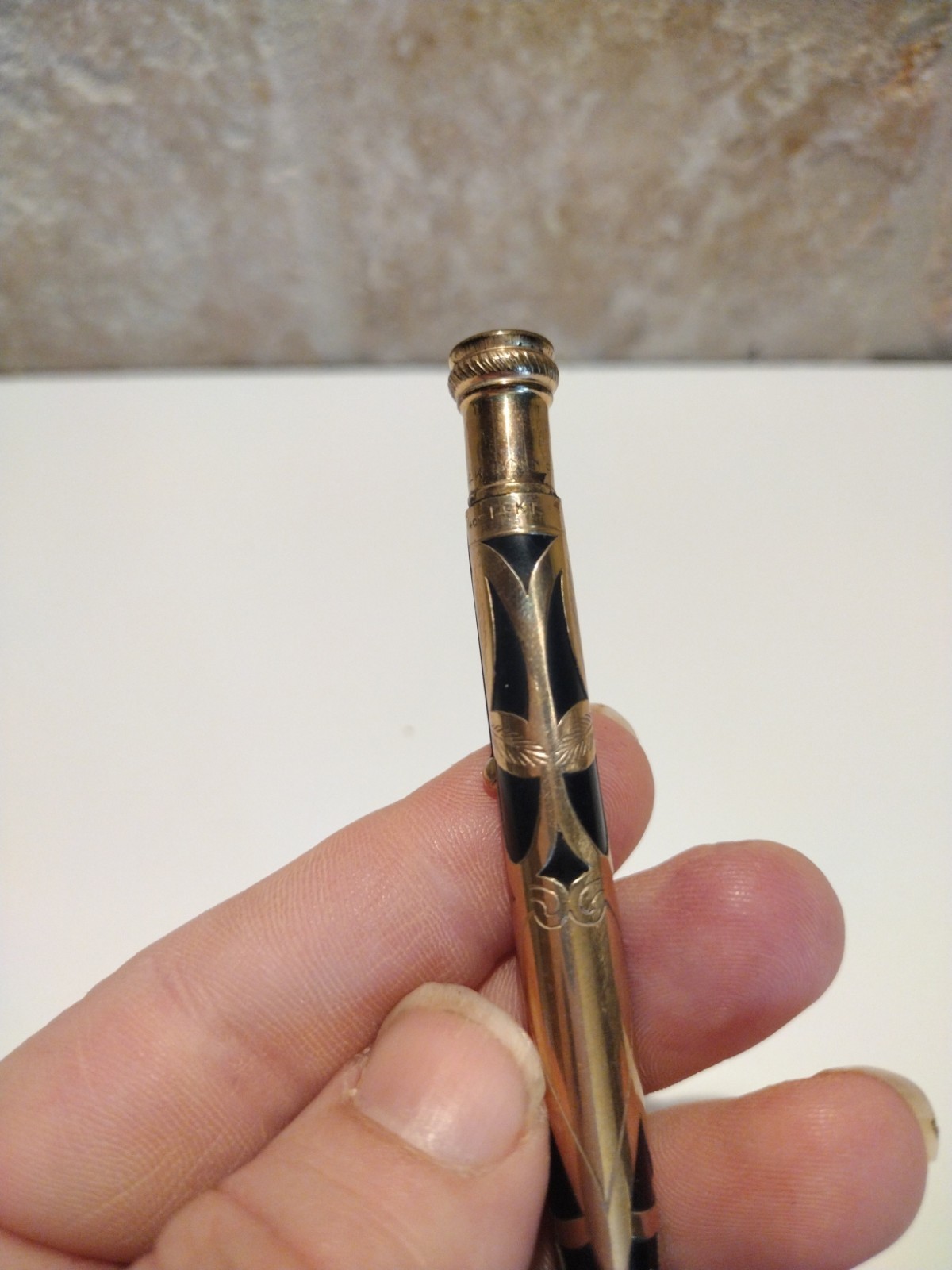 VTG Morrison’s 1/40th 14K Gold GF Filigree Overlay Mechanical Pencil Not Scrap