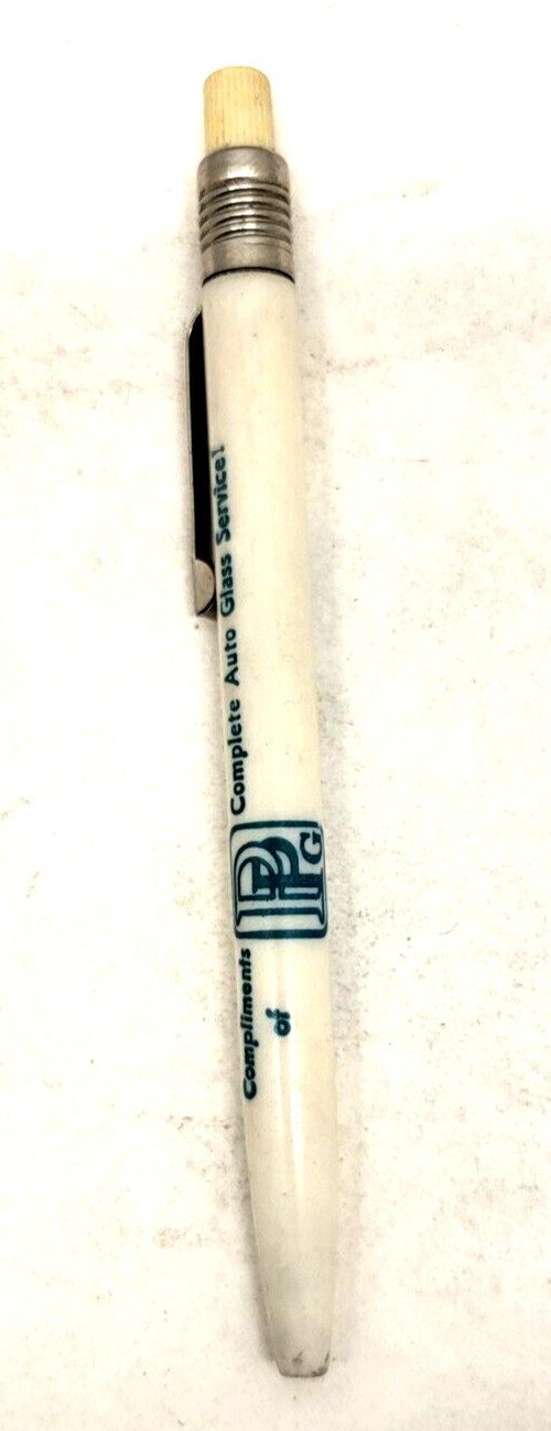 Vintage Grease Marking Pencil Advertising Pittsburgh Plate Glass Company (E10)