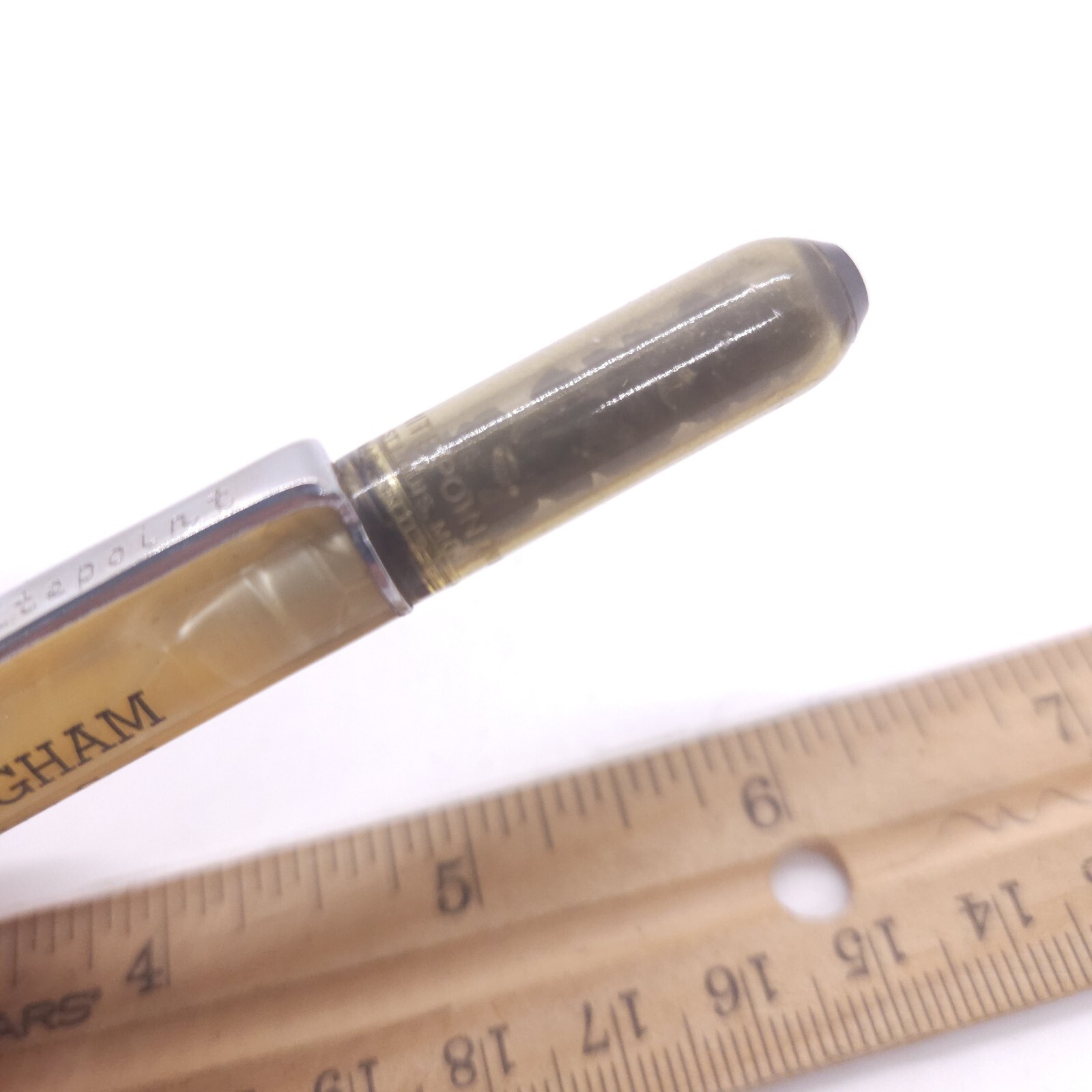Miller & Reading Coal Company 1950s Vintage Mechanical Pencil Coal Sample In End