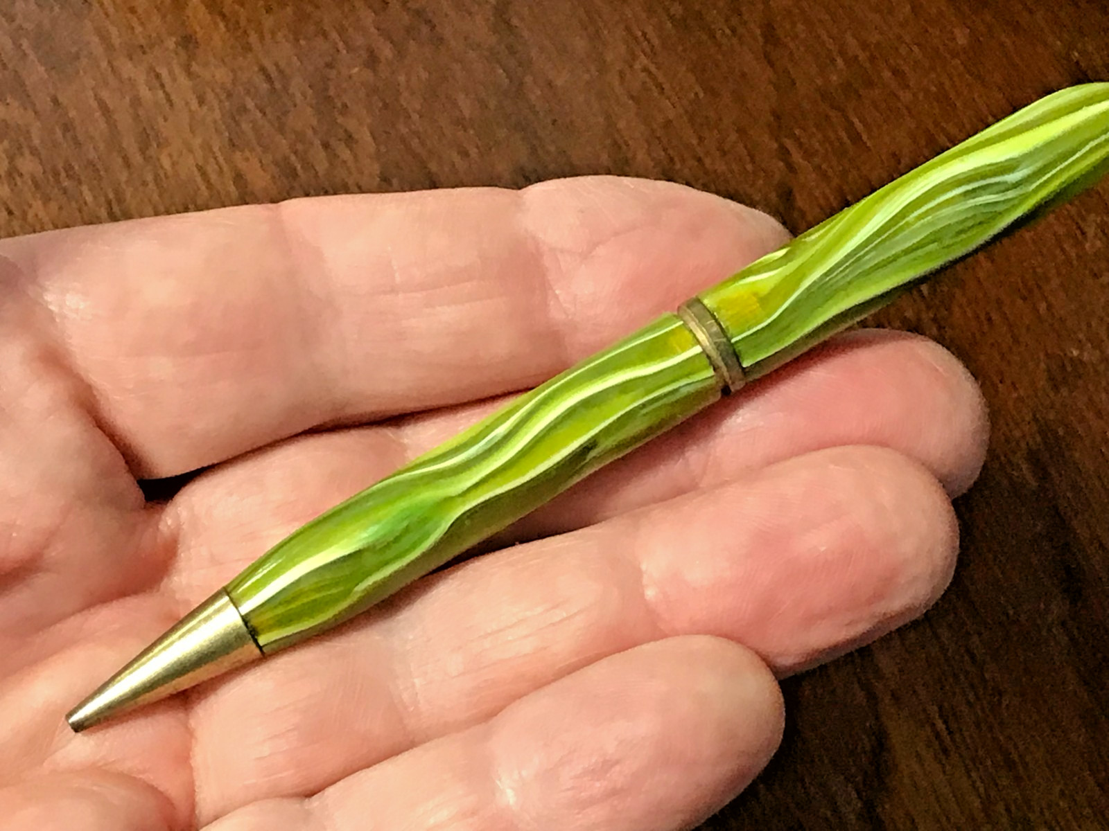 2 OLD MECHANICAL PENCILS ~ GREEN CELLULOID & 2-TONE OSBORNE ~ Estate Finds
