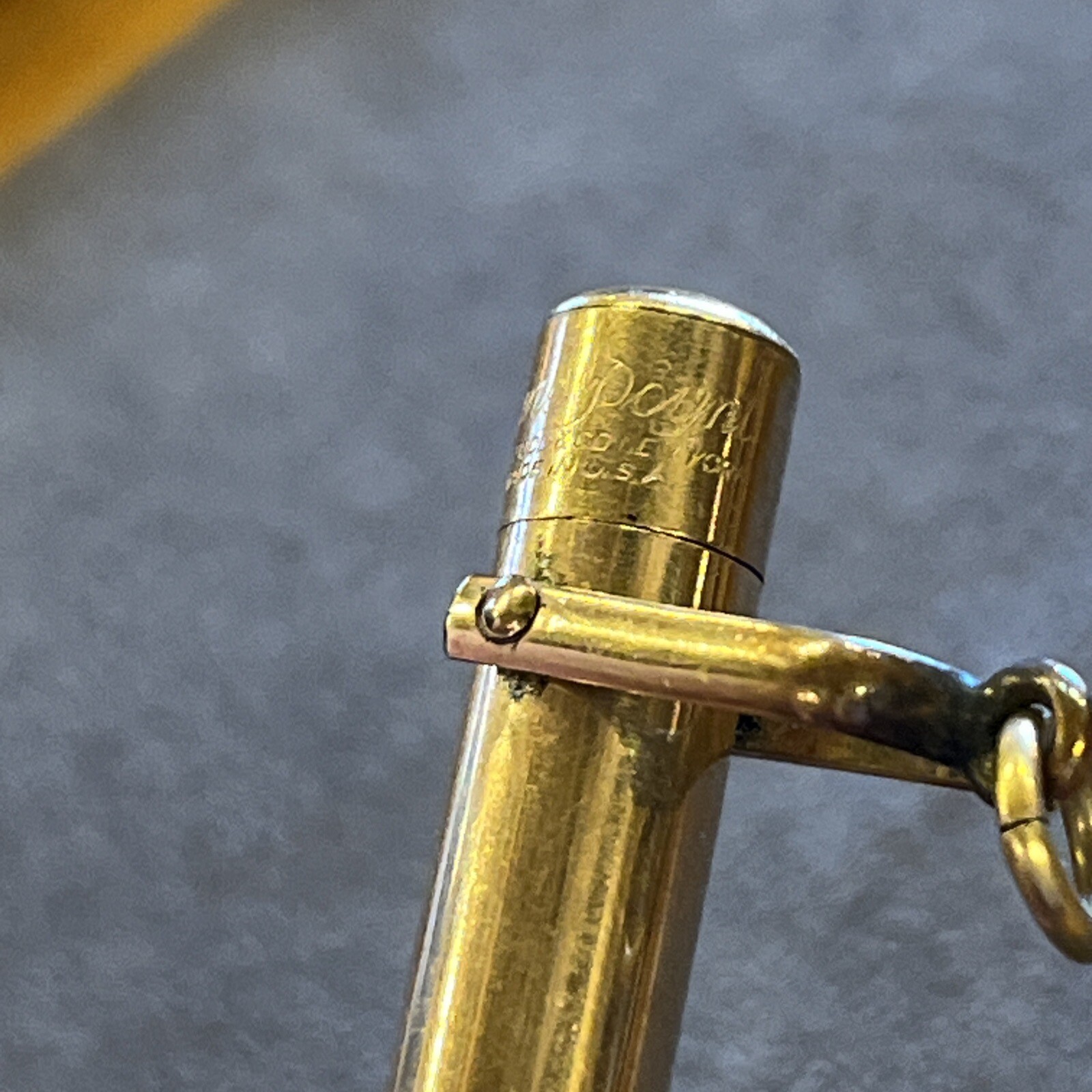 Gold Filled 1930 Mabie Todd Fyne Poynt Propelling Mechanical Pencil (P168)