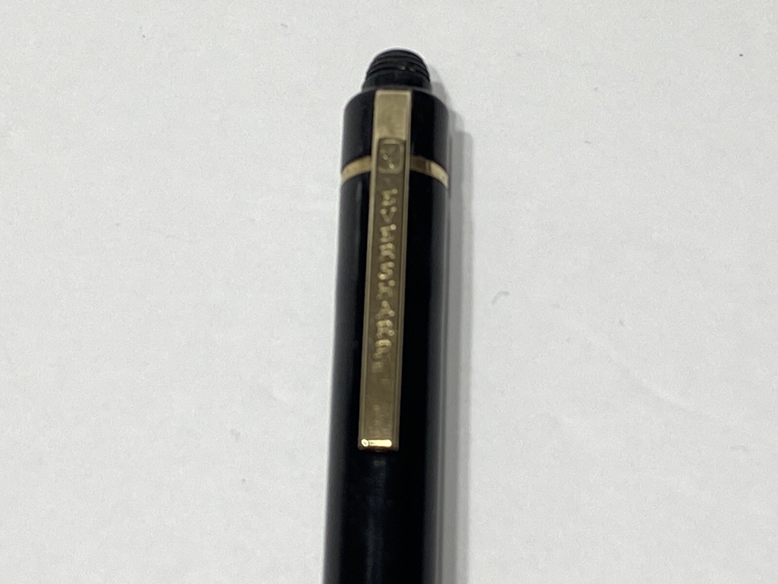 EVERSHARP SKYLINE PAT.BLACK, GOLD FILLED TRIM MECHANICAL PENCIL MADE IN USA