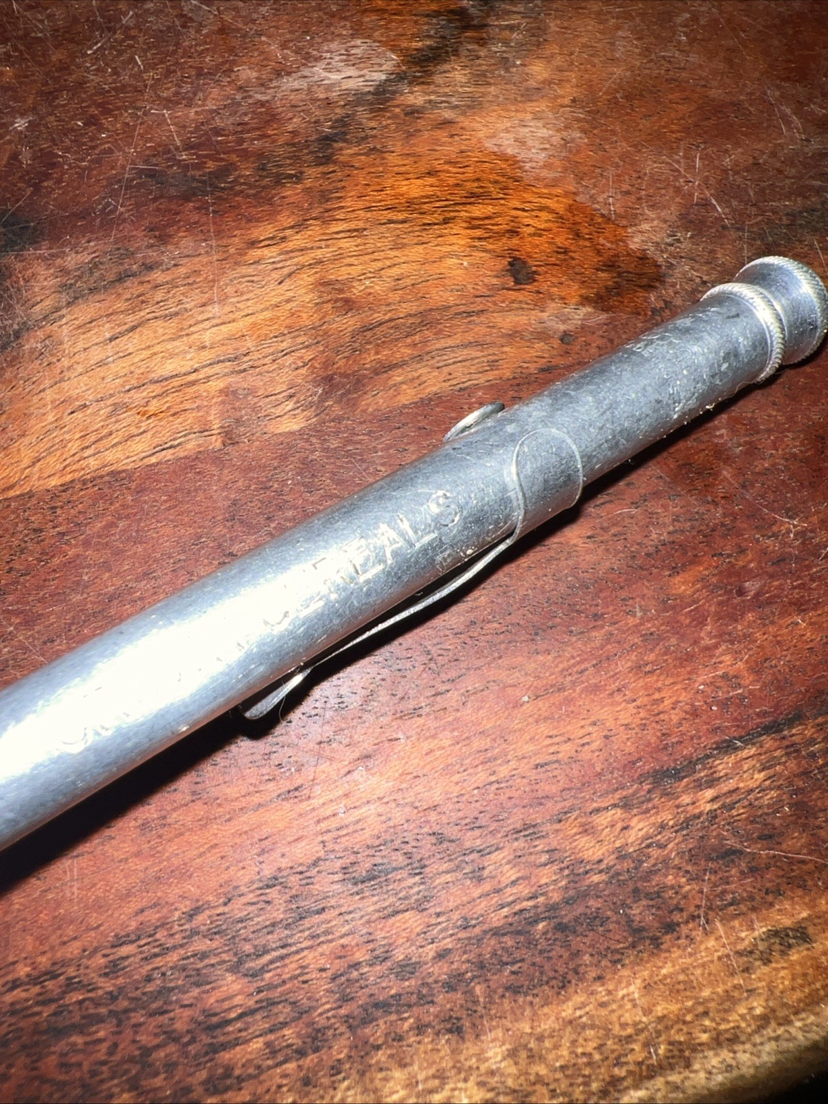 1920’s Aluminum Redipoint Mechanical Pencil Crown (Centennial) Flour Portland OR