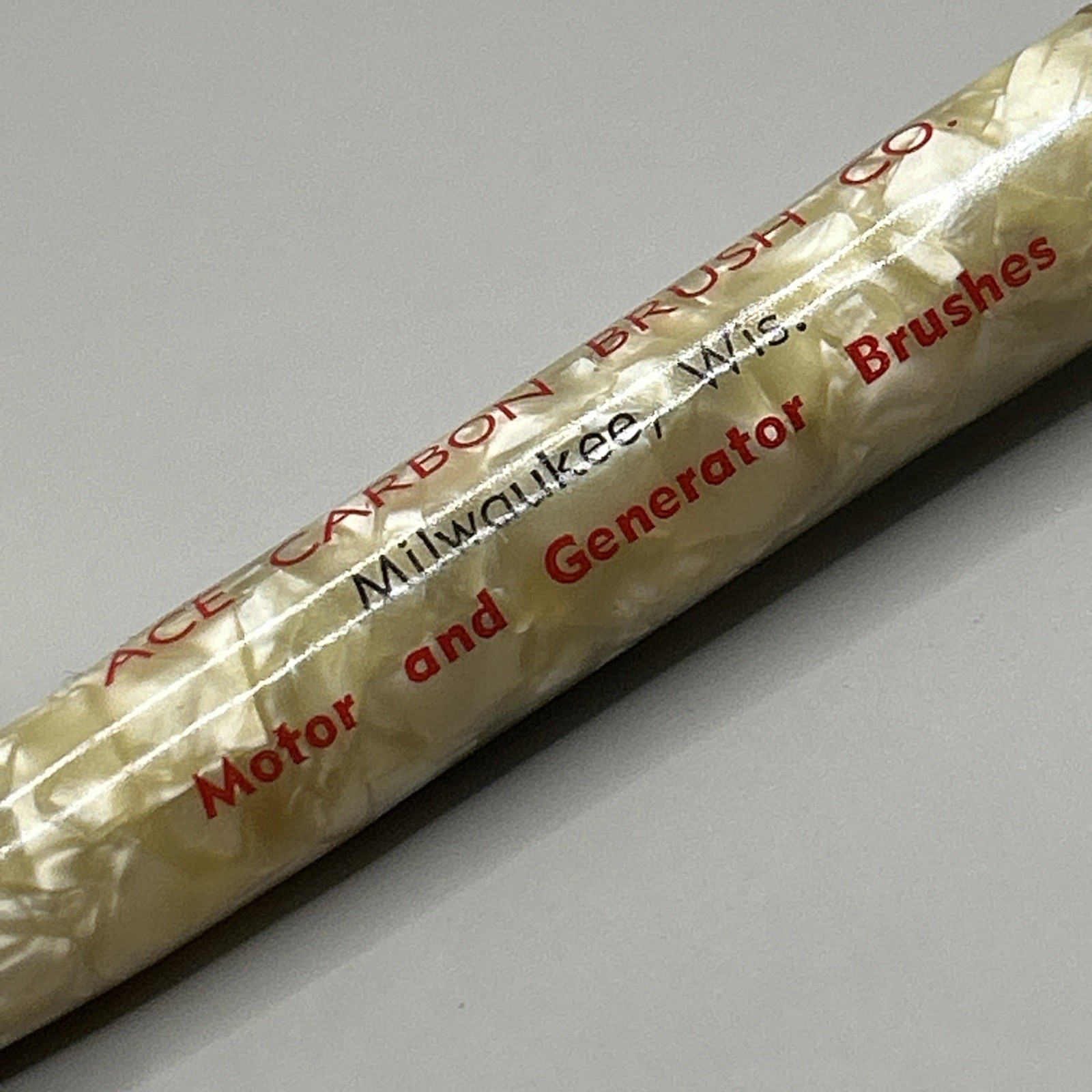 VTG Mechanical Pencil ACE CARBON BRUSH CO. Milwaukee WI