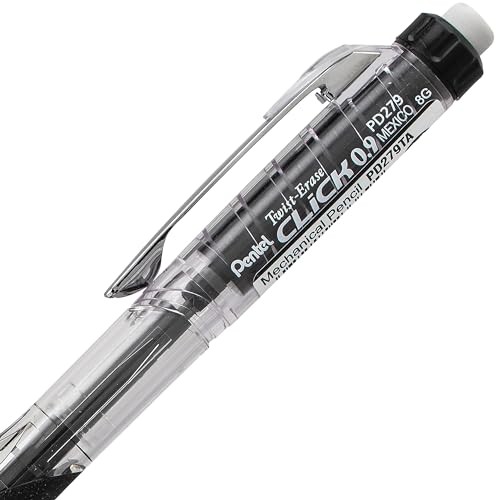 Twist-Erase Click Mechanical Pencil, (0.9mm), Pack of 6 Lead Size 0.9mm