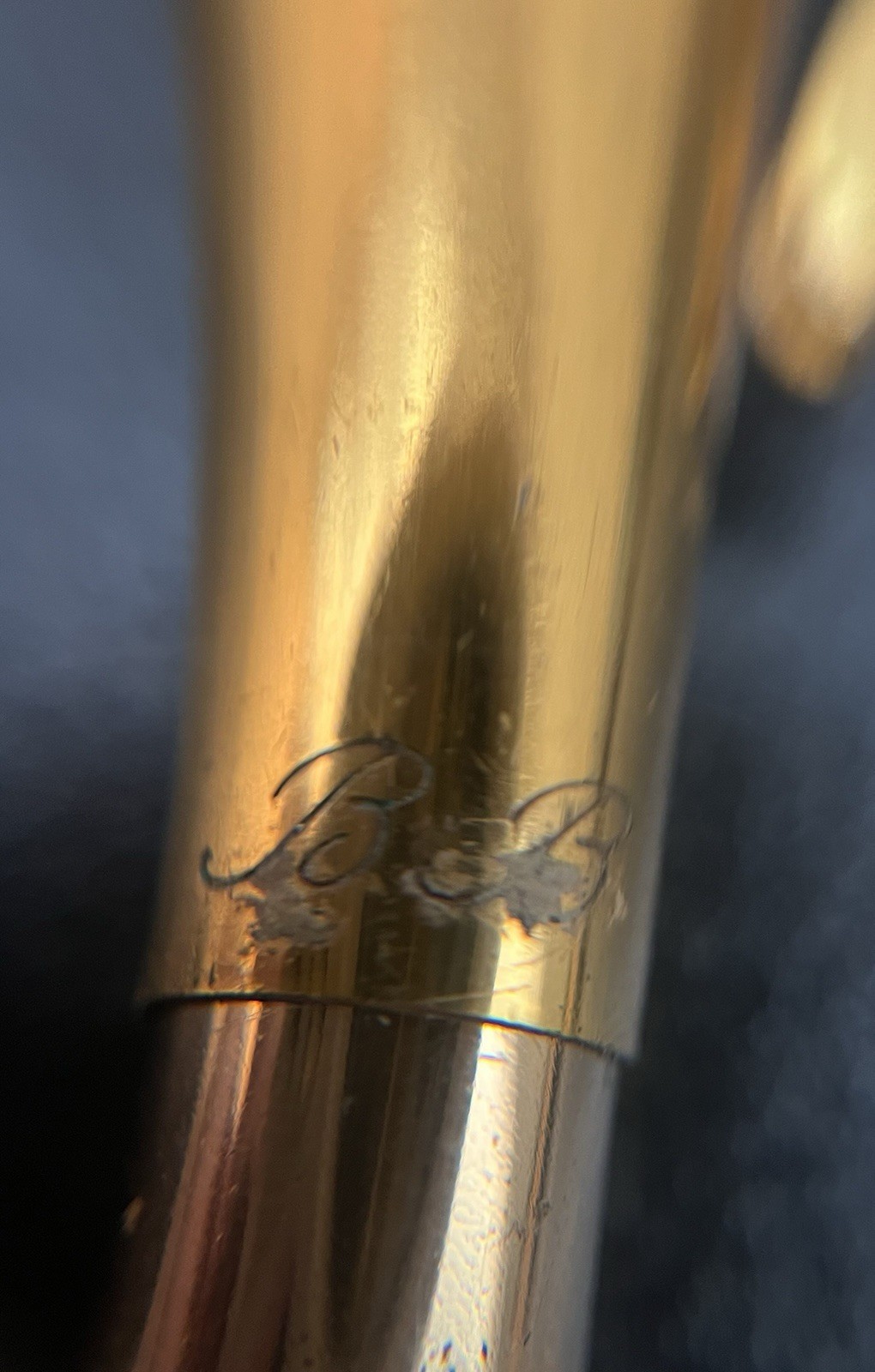 Vintage BB Mechanical Pencil Lighter Combo Gold Tone USA