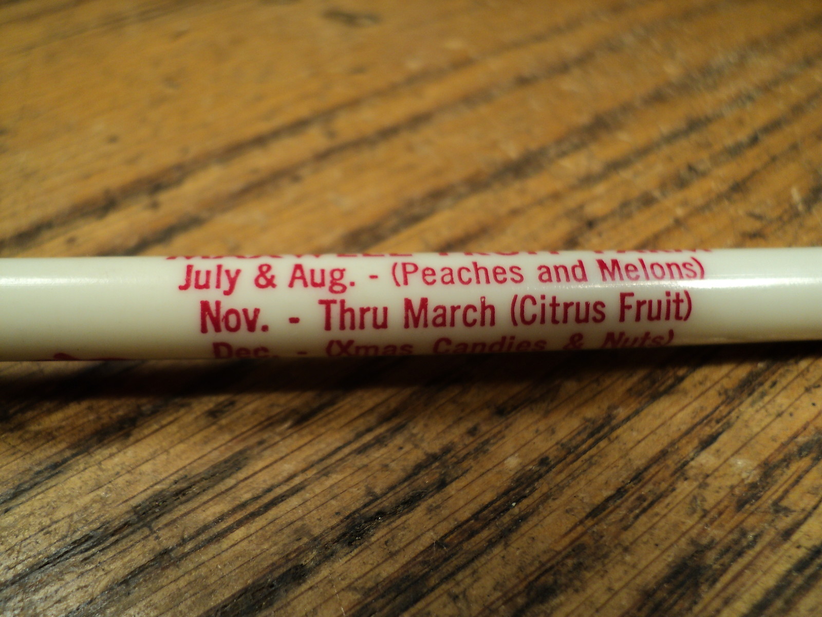 Vintage Readyriter Mechanical Pencil Advertising Maxwell Fruit Farm