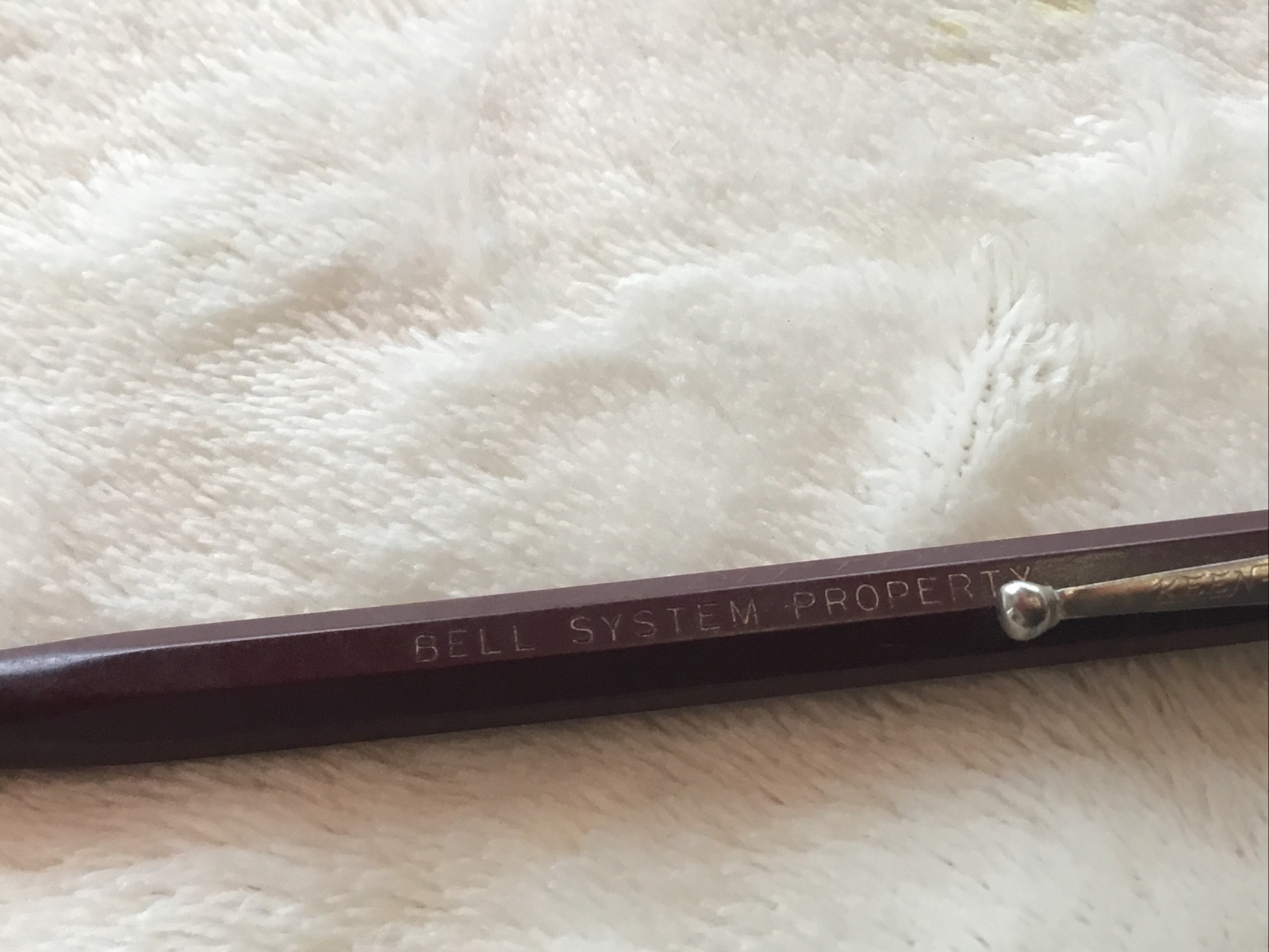 Rare Vintage KEEN POINT BELL SYSTEM PROPERTY Working Mechanical Pencil – Maroon