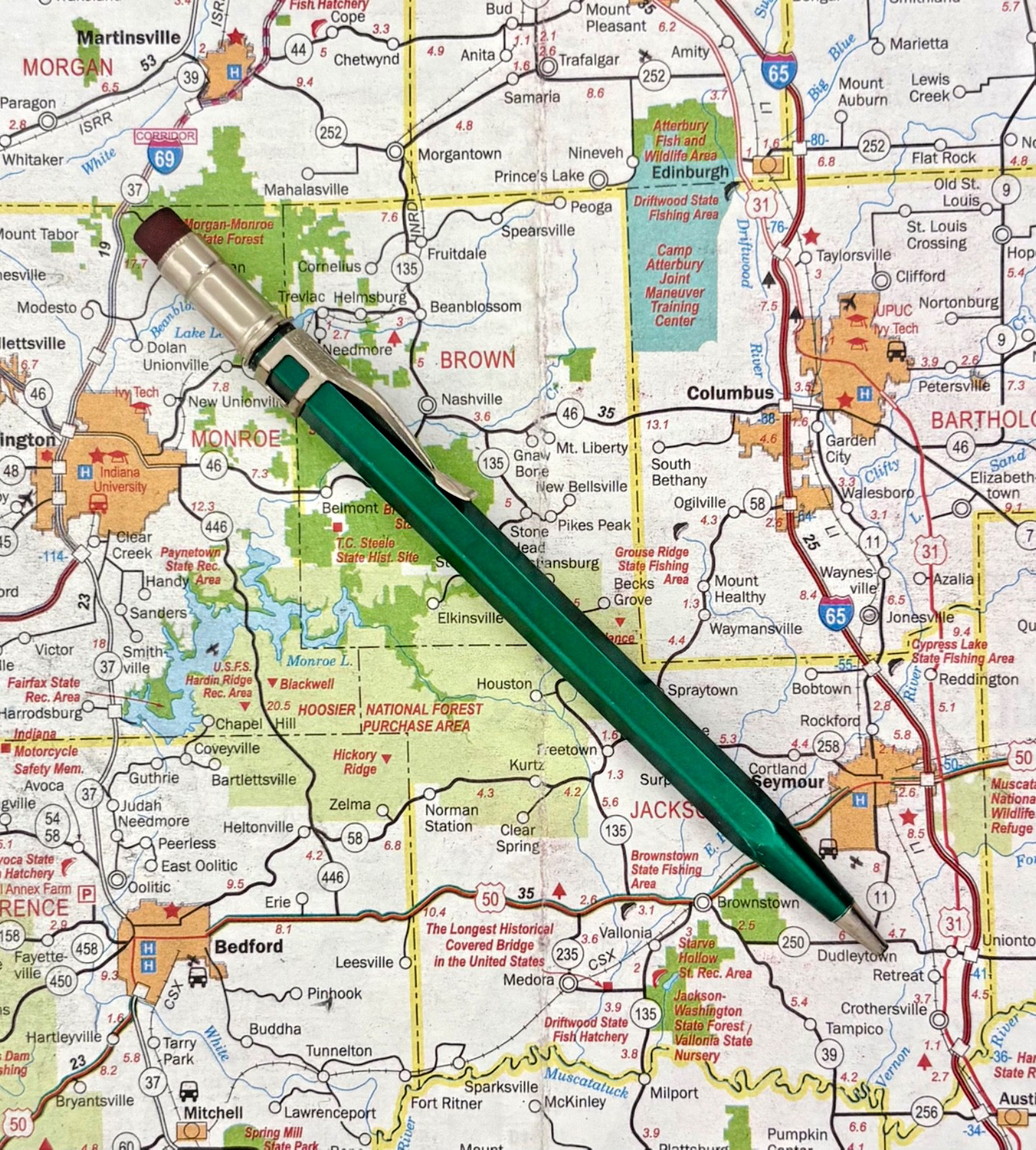 Vintage Scripto No. 4-47 Aluminum Mechanical Pencil Green – Made in Atlanta USA
