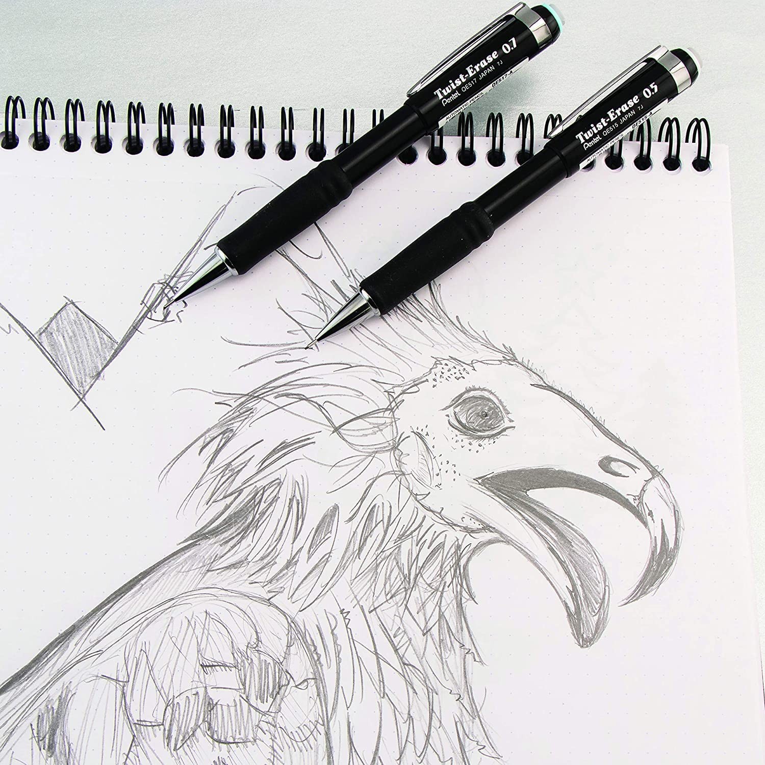 Pentel Mechanical Pencil 0.5 mm Twist Erase III, Twist Up Office Product
