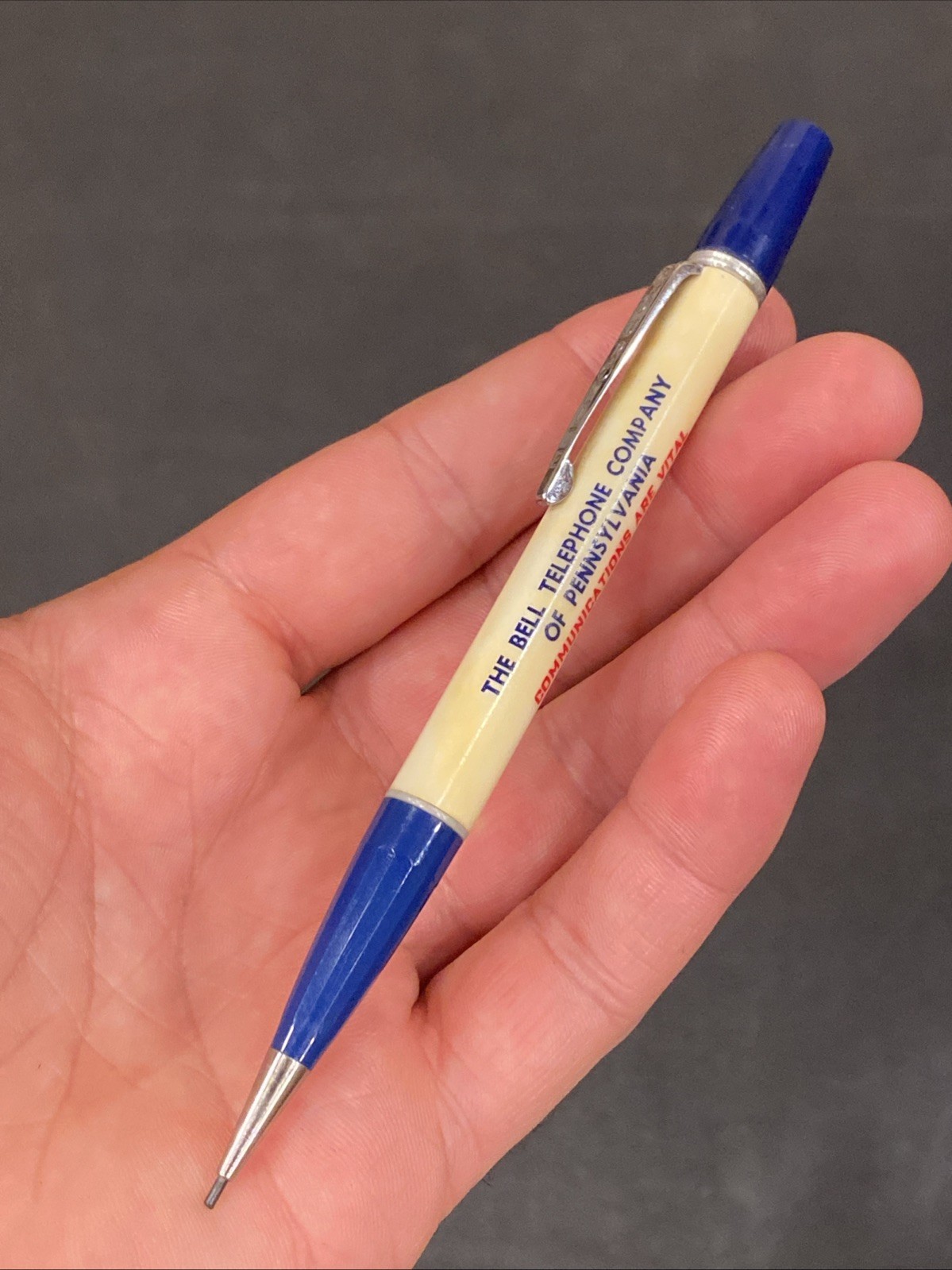 Vtg 1970’s The Bell Telephone Company Of Pennsylvania Durolite Mechanical Pencil