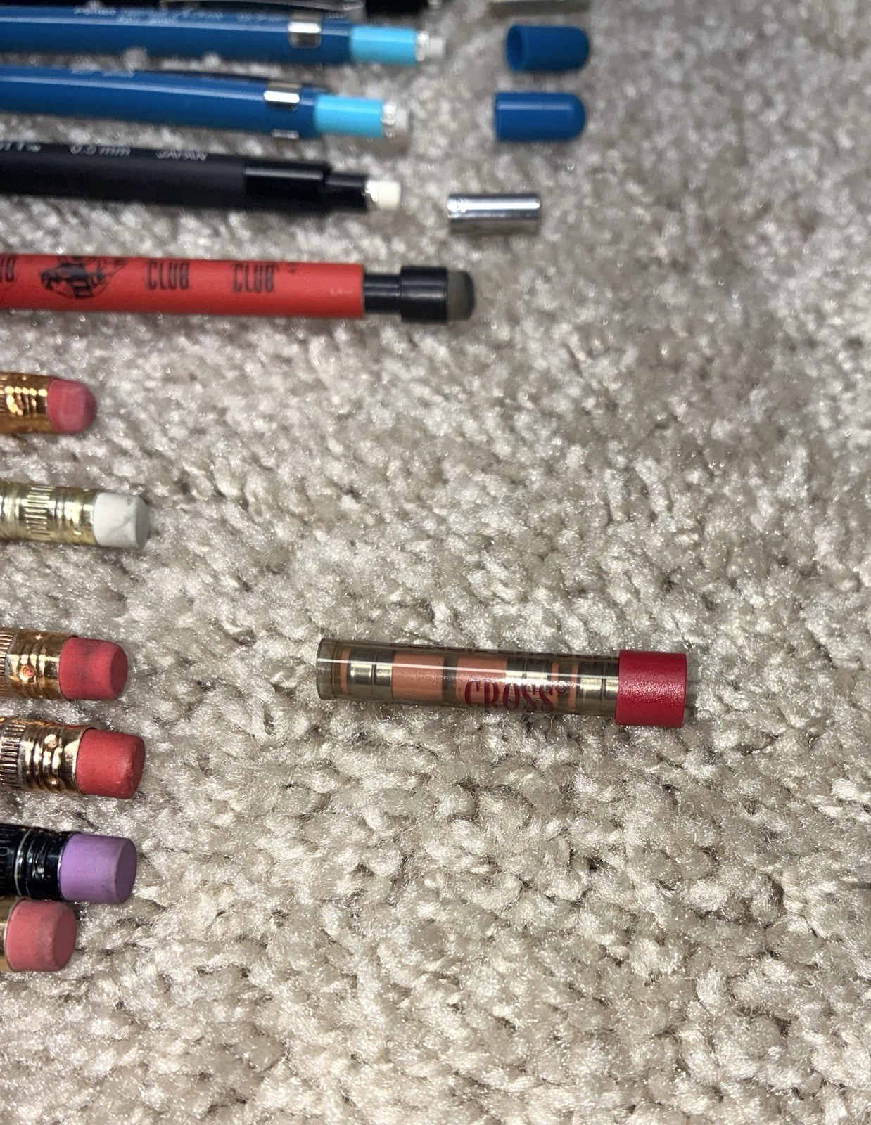 VINTAGE LOT Pentel A3DX Pens Mechanical Pencils Paper Mate Double Heart Refill