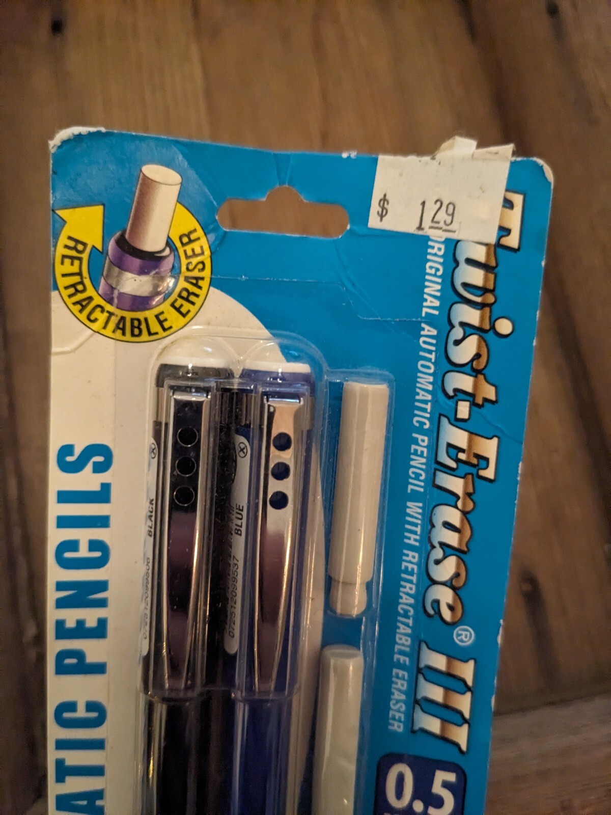 2 in pk PENTEL Twist-Erase III Mechanical Pencils 0.5 mm FINE POINT .5mm