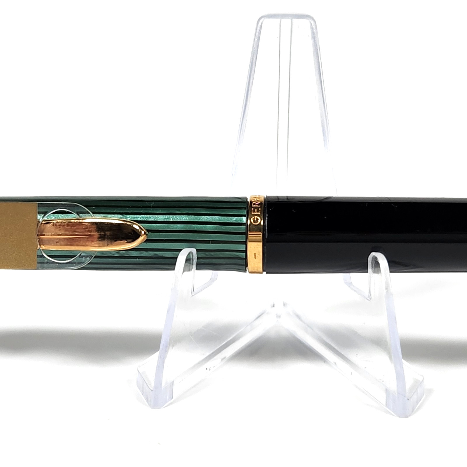 Pelikan Souveran D400 Germany Green & Black Mechanical Pencil 0.7 mm 24k GP NOS!
