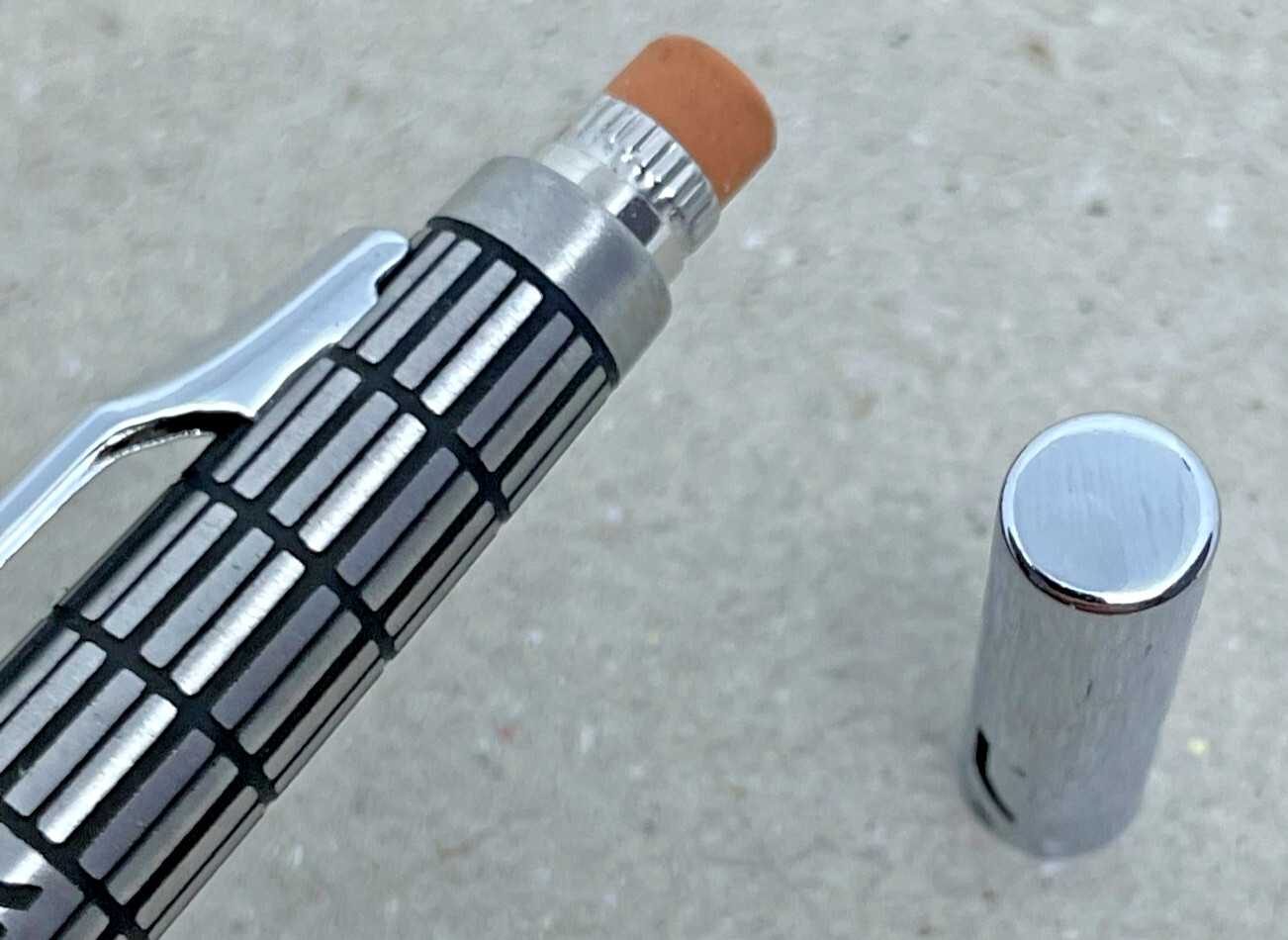 Pilot Mechanical Pencil Elite Stainless Steel Barrel UBE Logo Made in Japan