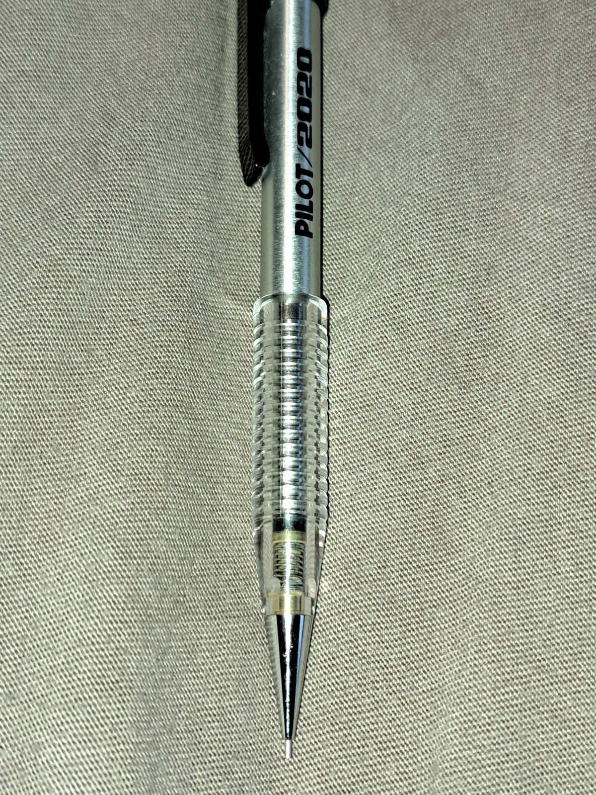 Pilot Mechanical Pencil Shaker 2020 Black Clip Transparent Grip Made in Japan