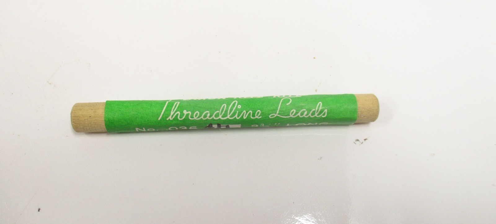 12 Vtg Dixon Rite Mechanical Pencil Threadline Leads 036 2 3/4″ Wood Tubes NEW