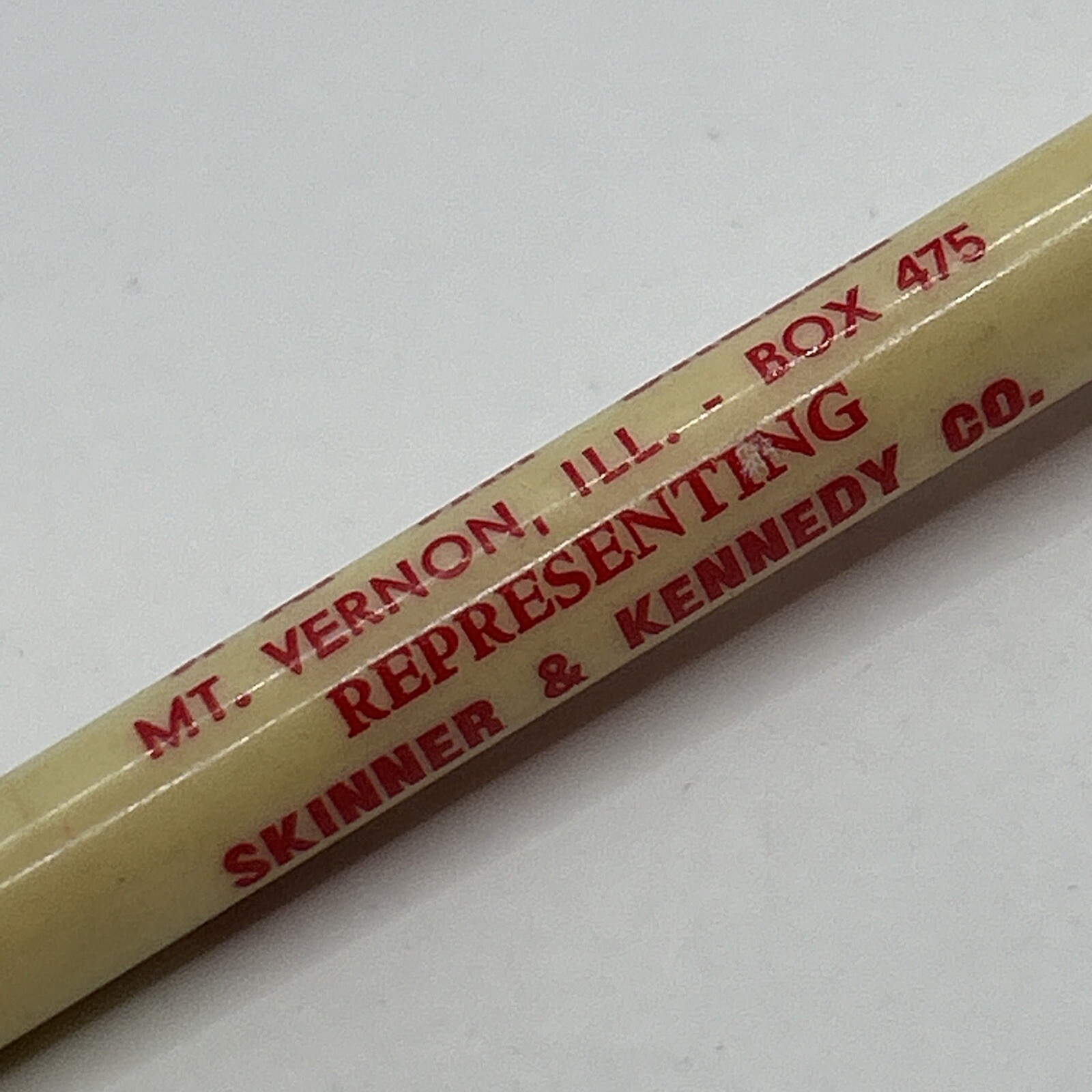 VTG Mechanical Pencil J. A. “JIM” BREEZE Mt. Vernon Illinois Skinner & Kennedy