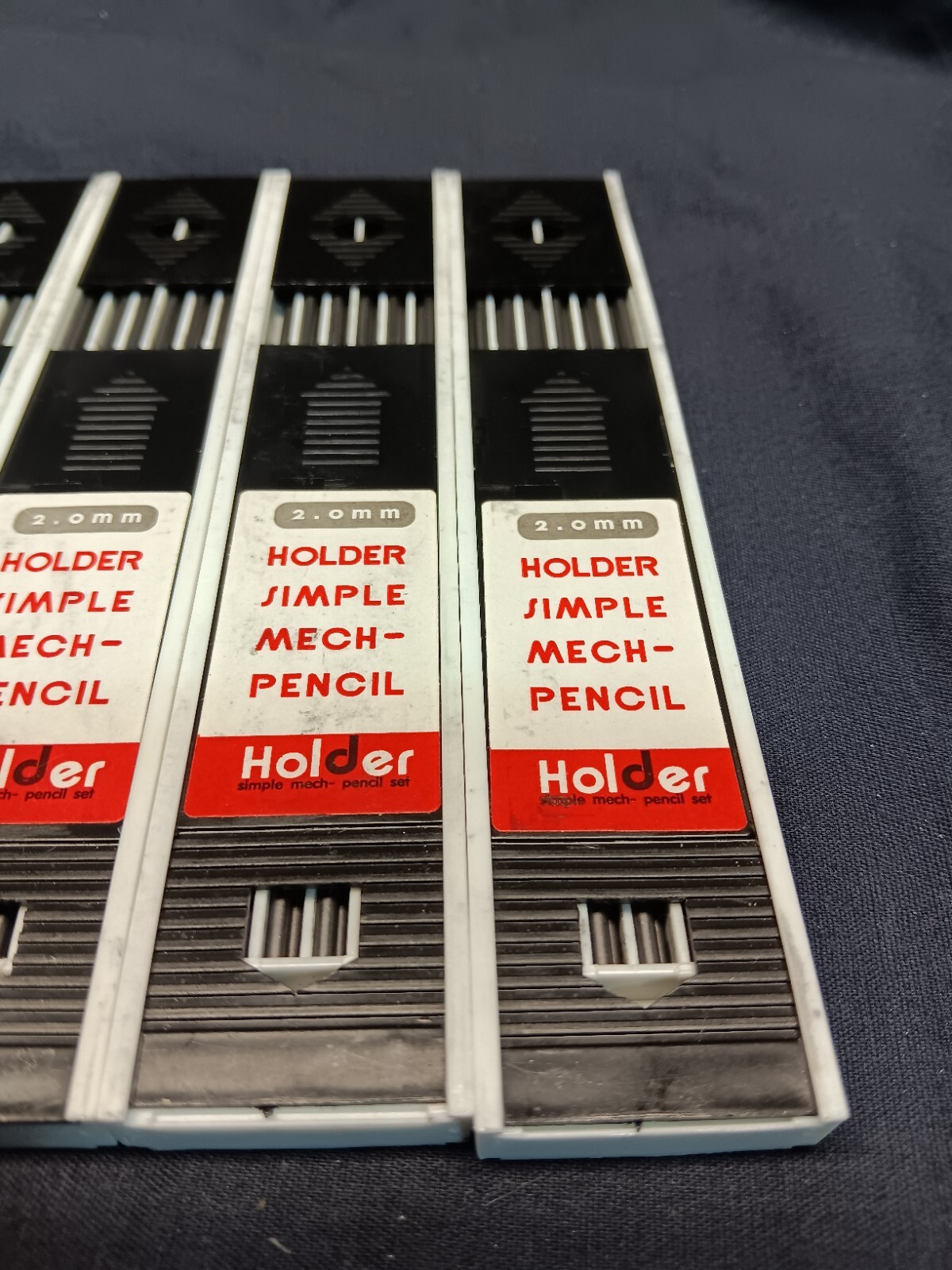 Vintage HOLDER Drafting Pencil Lead 2.0 mm Refill Lot- 11 Boxes Of 12 Leads- 132