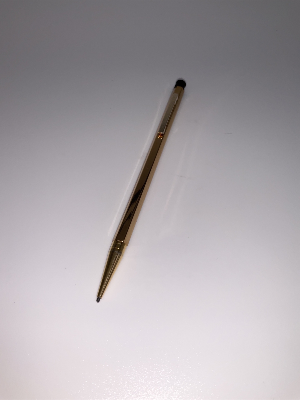 Mechanical Pencil The Forward Line Vintage Hexagonal 1950s Gold Tone Made In USA