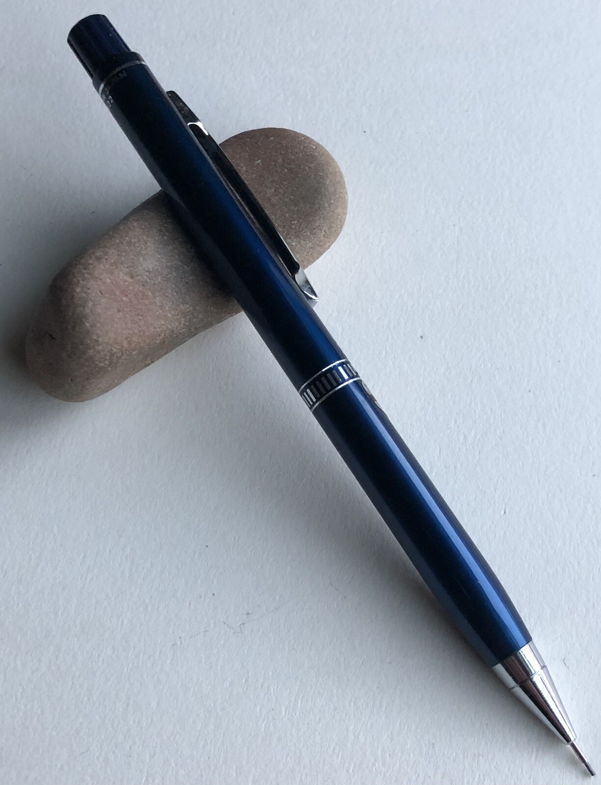 Vintage TOMBOW 500 M22 Mechanical Pencil .5mm Lead Sticker NOS Dark Blue Japan