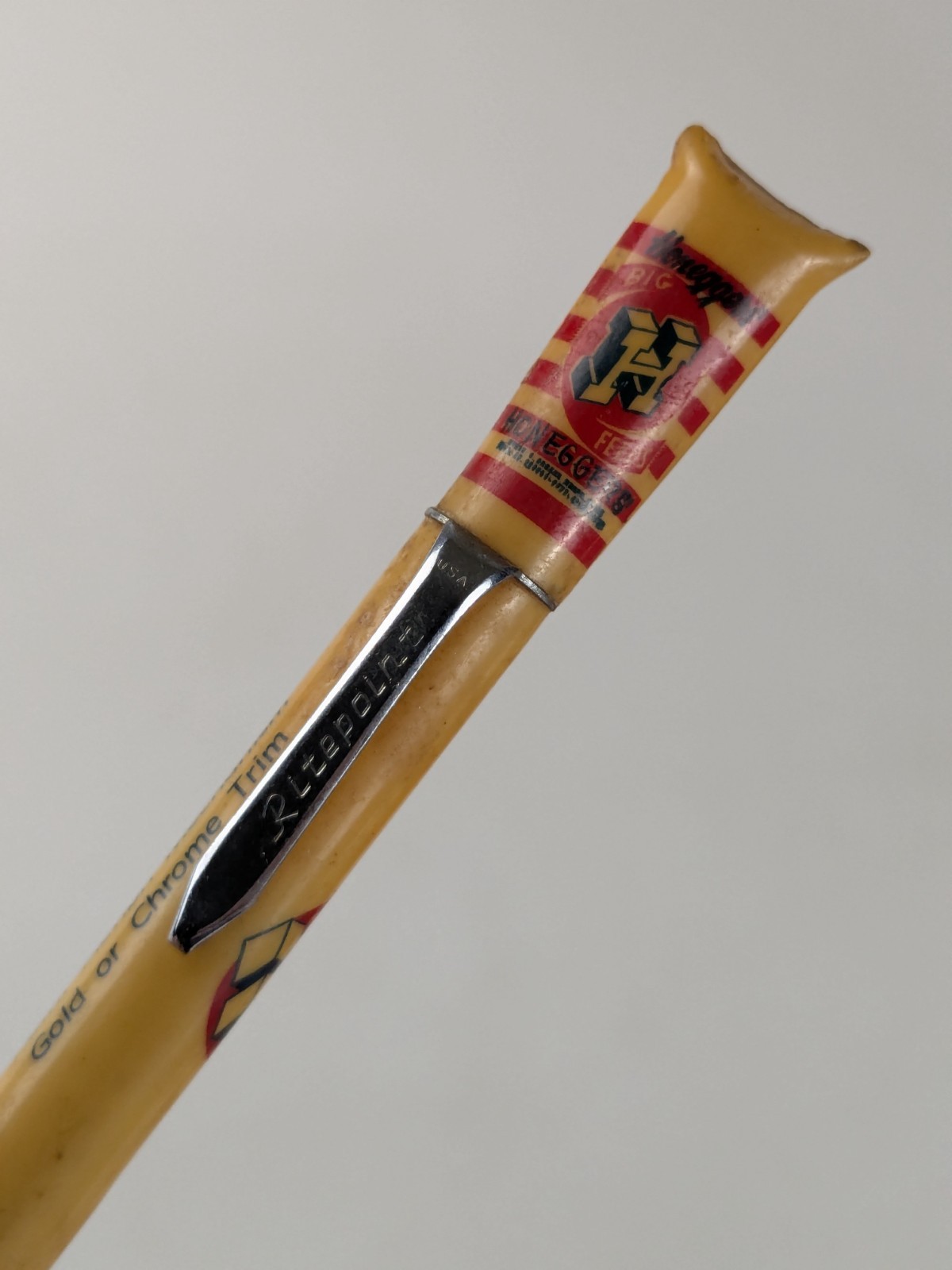 1940-50s – Ritepoint Big H Feeds Livestock Agriculture Ad Mech Pencil – B18B