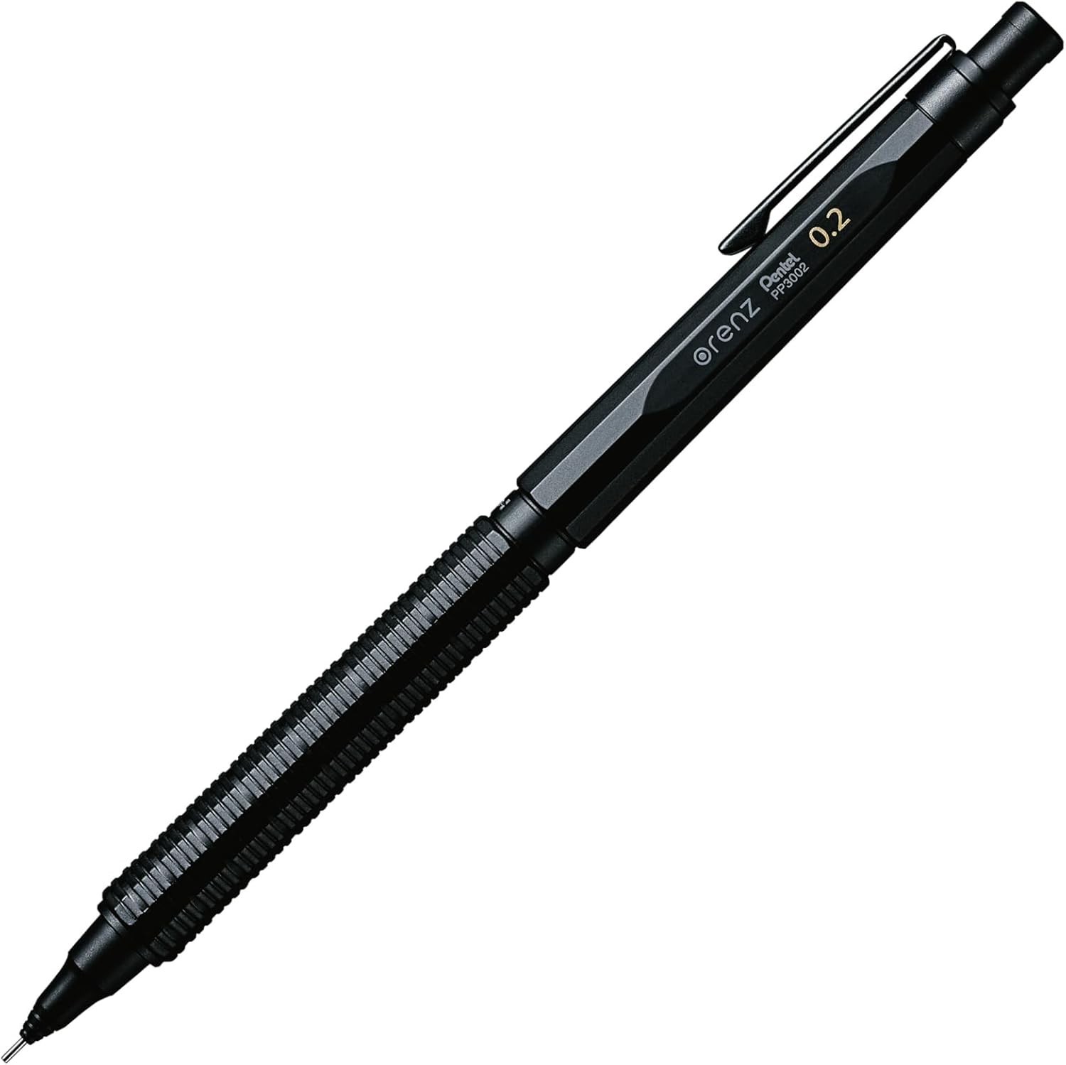 Retractable ORENZERO Mechanical Pencil 0.2mm – Ambidextrous Graphite Elegance