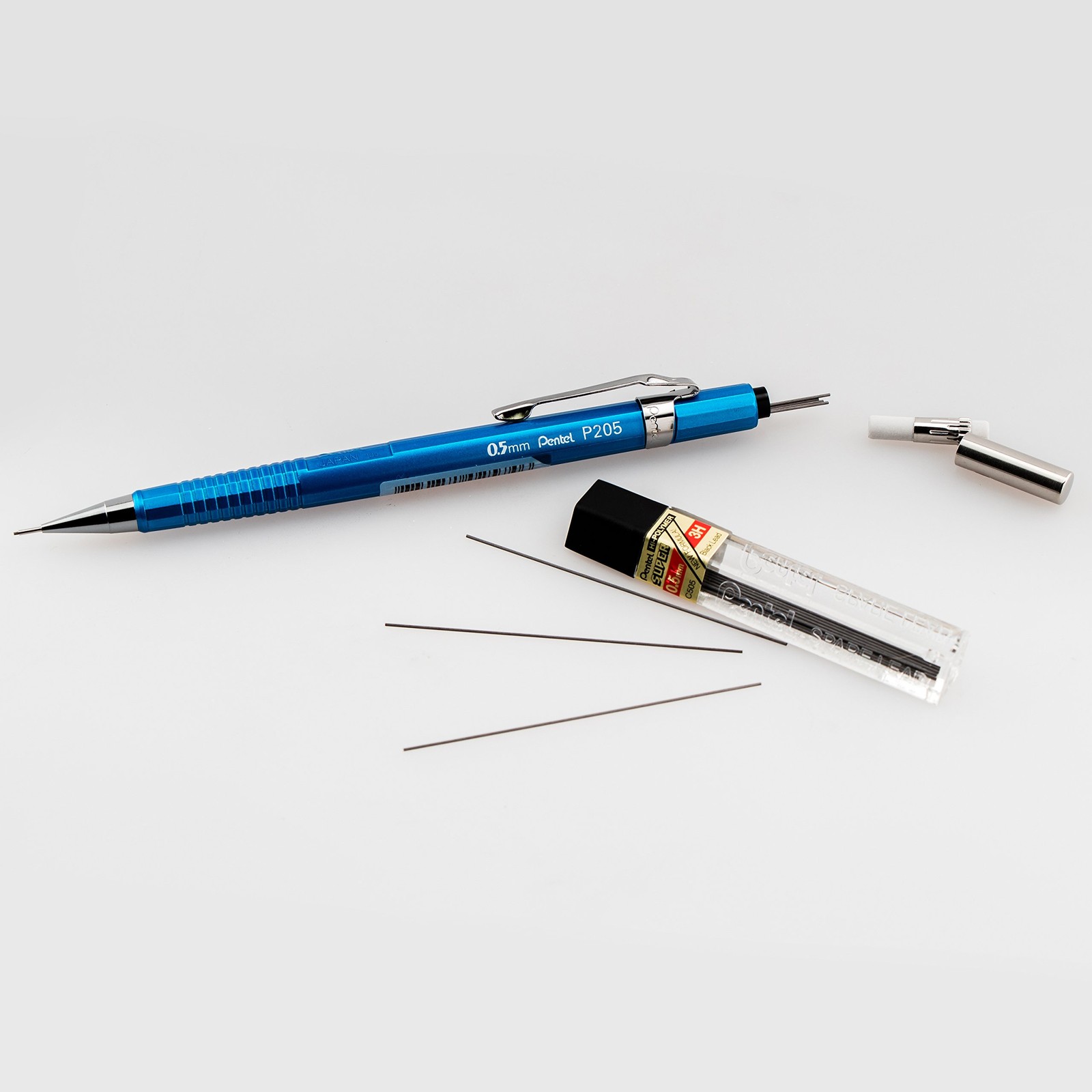Pentel Sharp Mechanical Pencil, (0.5mm), Metallic Blue Barrel, Box of 12 Penc…