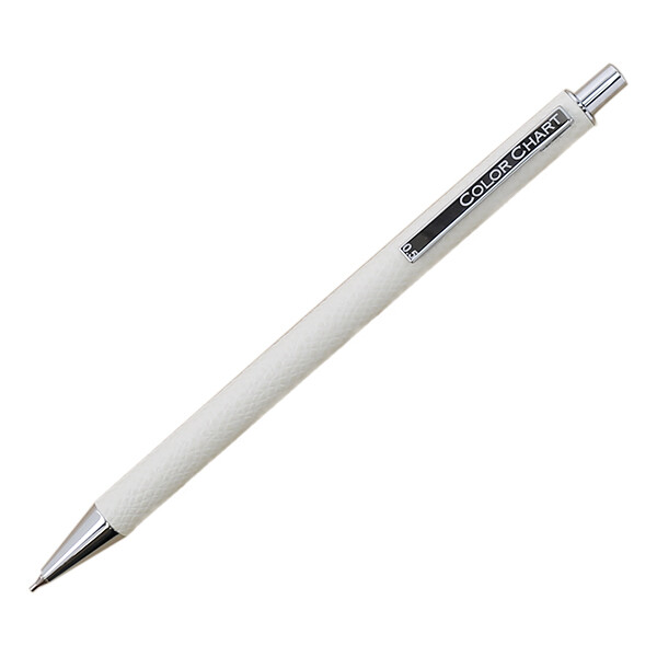 ITOYA Color Chart Leather wrapped Mechanical Pencil Shell White AAG1981 Japan