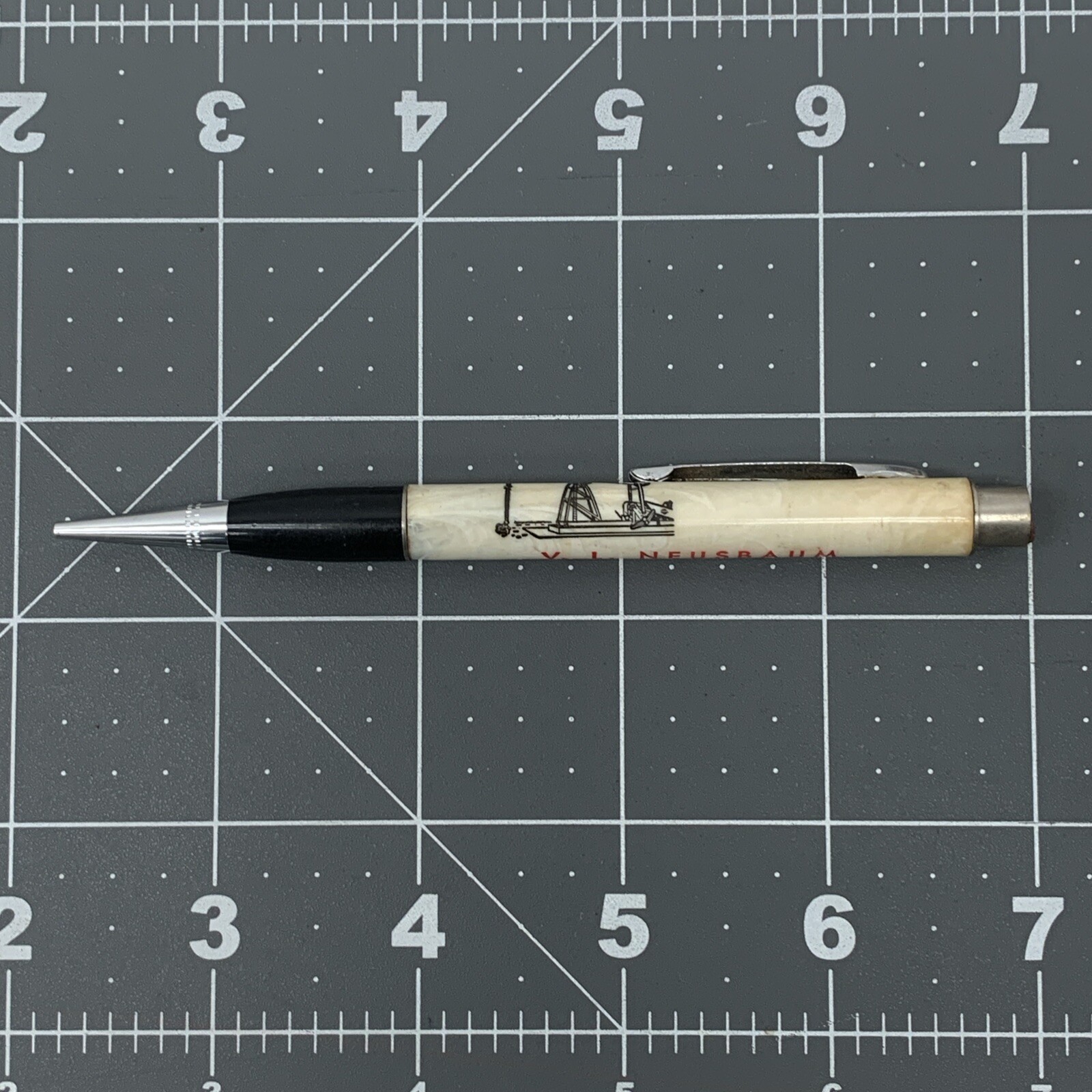 Vintage Readyrite Mechanical Pencil Oil Field Construction Contractor Neusbam