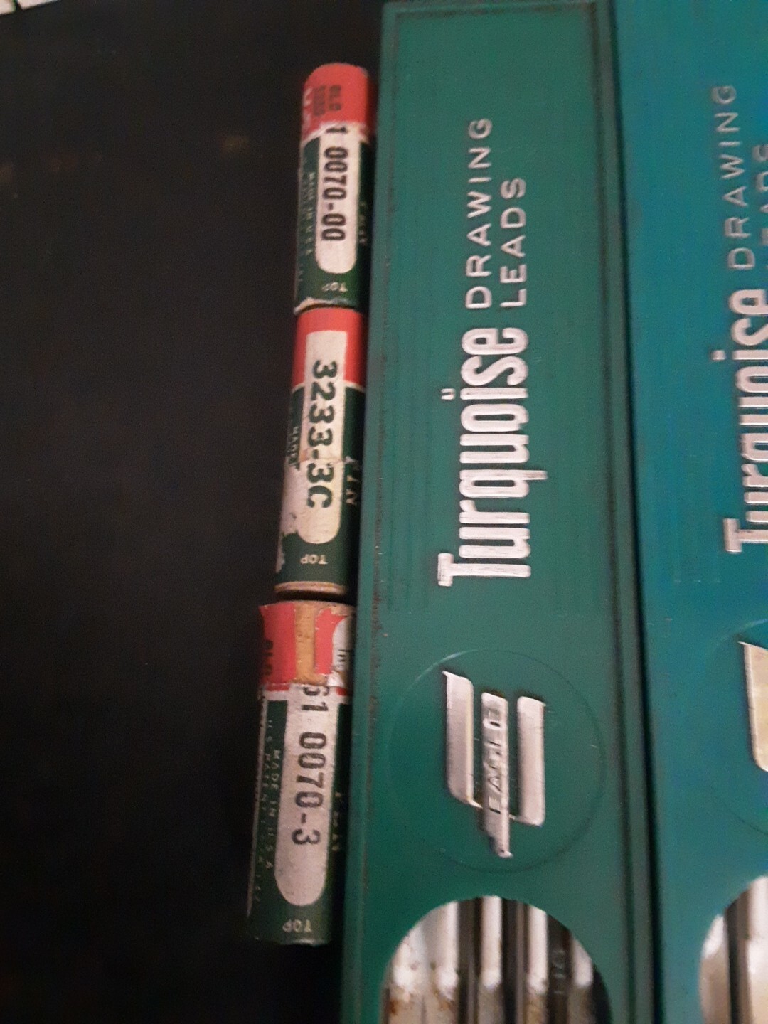 Vtg. Lot 16 EAGLE 2375 TURQUOISE/VENUS 2H & 3H Mechanical Drafting Pencile Leads