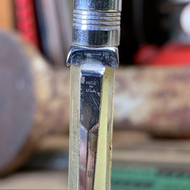 1950s LA Western Wheel ~ Automotive Quality Motor Parts Square Lucite – Pencils