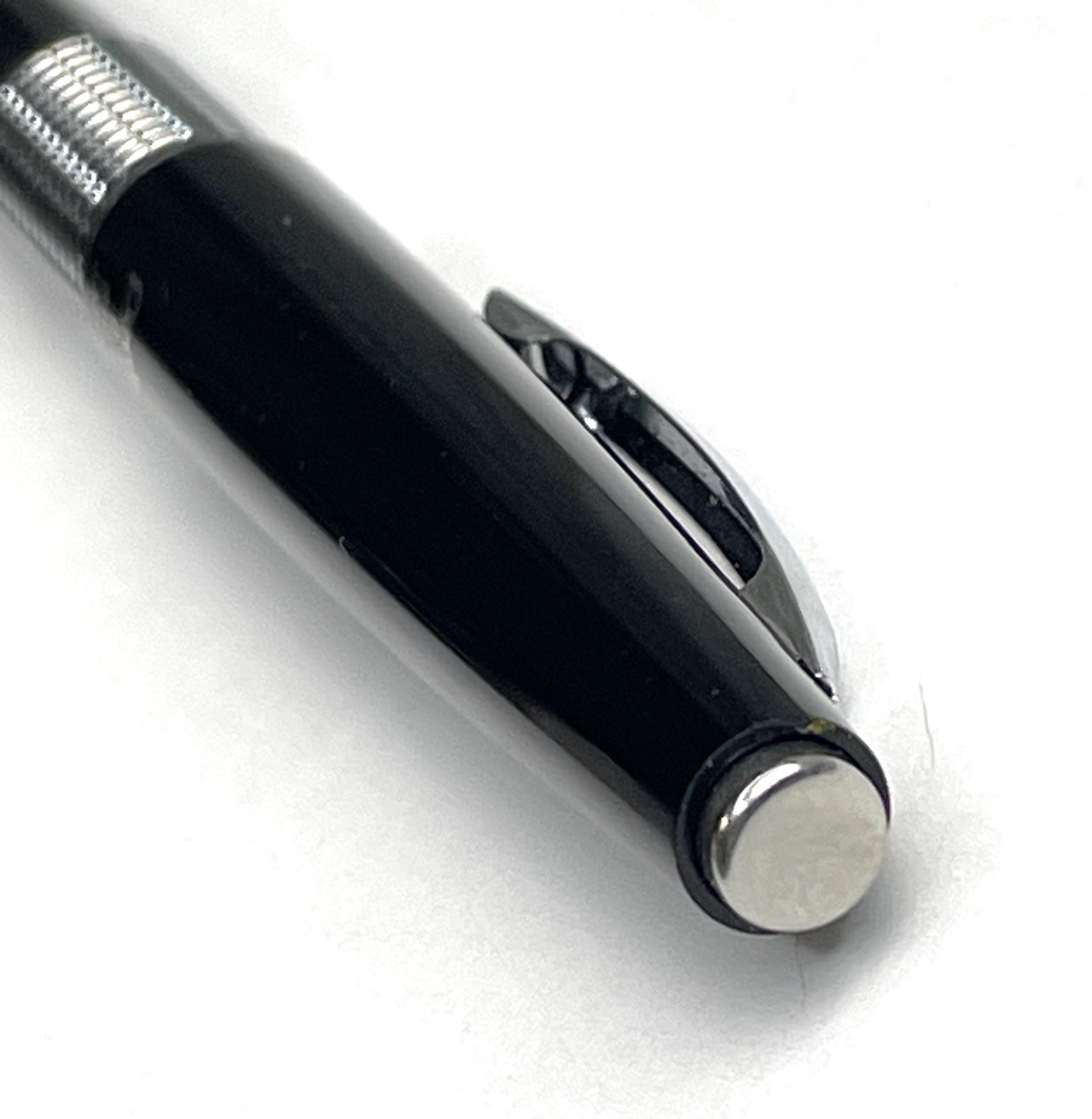 Pentel KERRY P1035 0.5mm Mechanical Pencil Black & Silver Japan