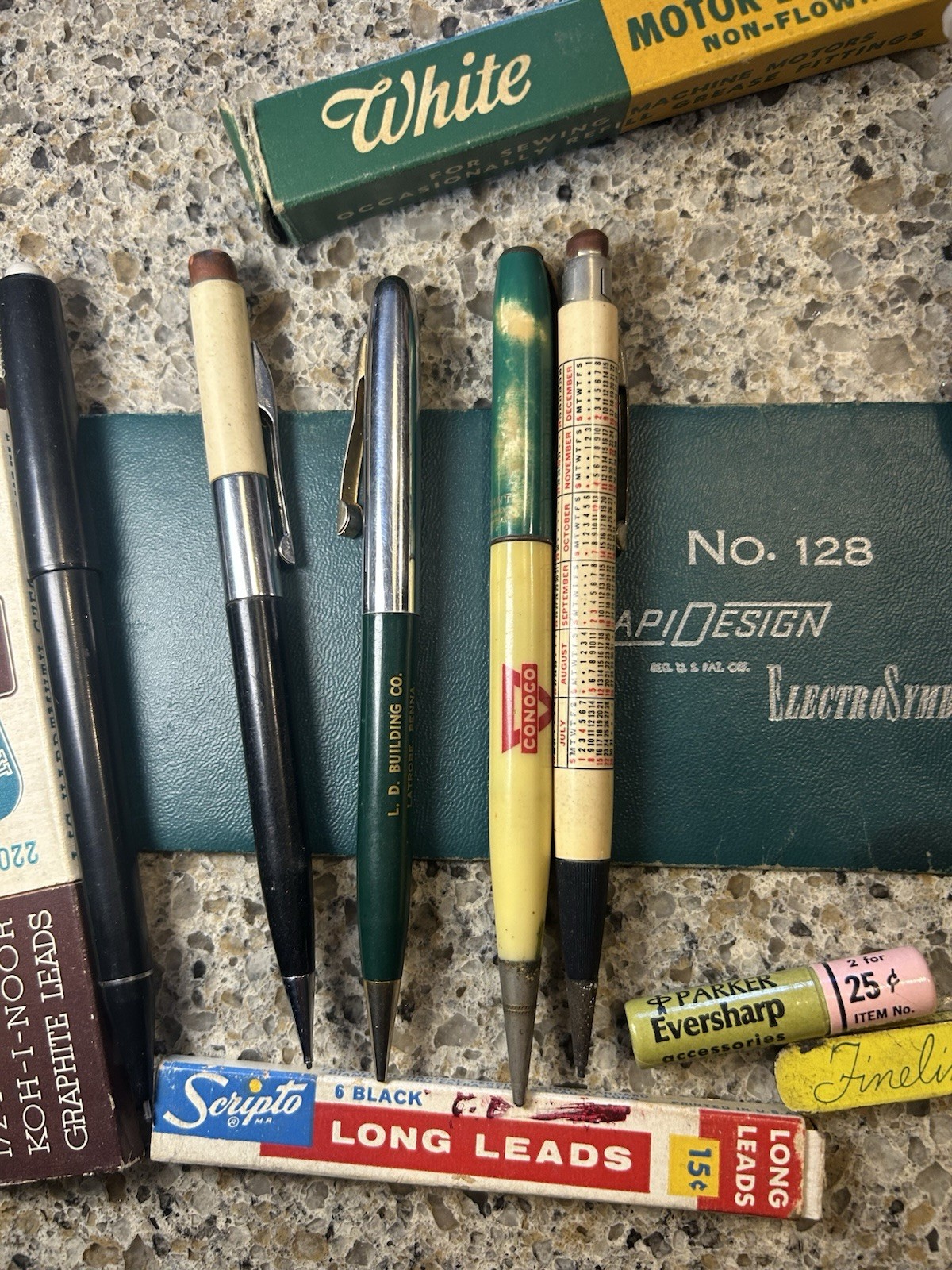 Vintage Drafting Pencil Lead Lot – Koh-I-Noor, Faber, Script, Mechanical Pencils