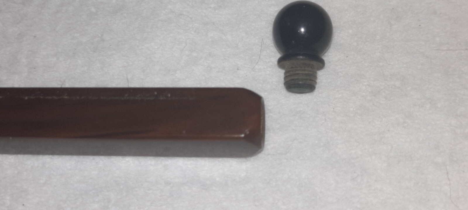 Unmarked BAKELITE? Brown & Black Square Working Mech Pencil