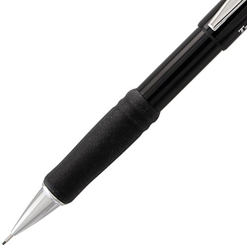 Pentel Twist-Erase III Mechanical Pencil, 0.7mm, Black Barrel, 12 Pack QE517A-12
