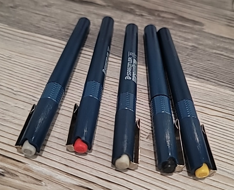 Vintage staedtier Marsmatic 700 lot of 5. 1.0,.70,.30, .50,.80