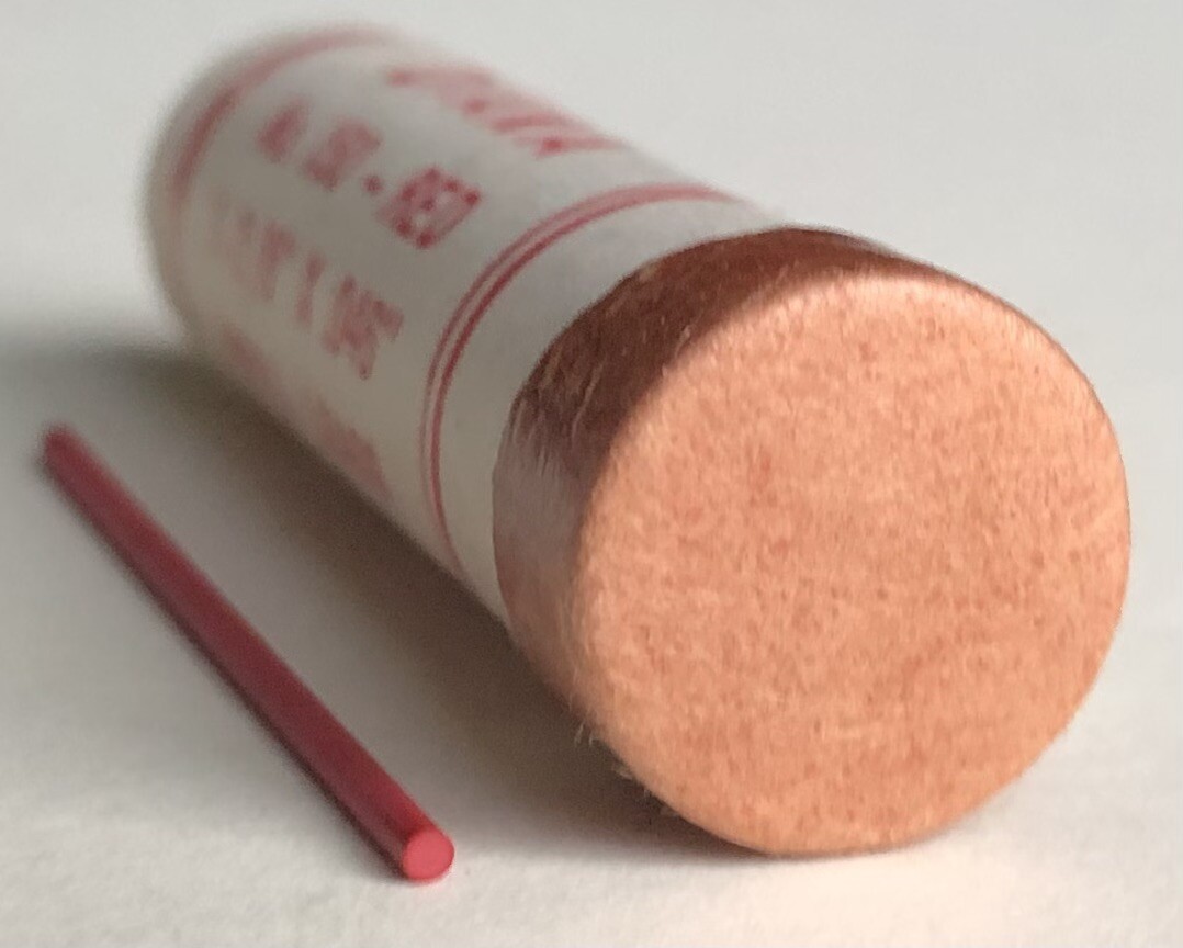 Vintage J. S. Staedtler DIANA Mechanical Pencil Lead RED 1.18mm NOS 12pk USA