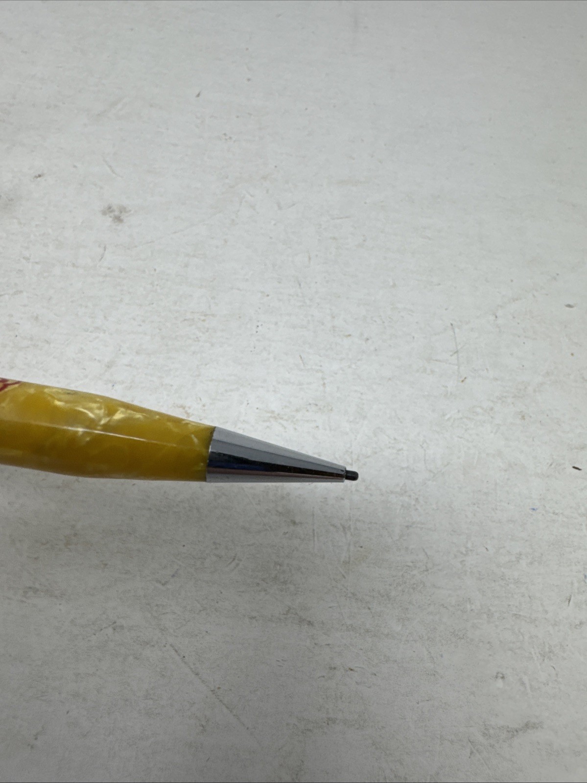 Vintage Marbled Mechanical Pencil Shell Oil Service Station Carroll Iowa