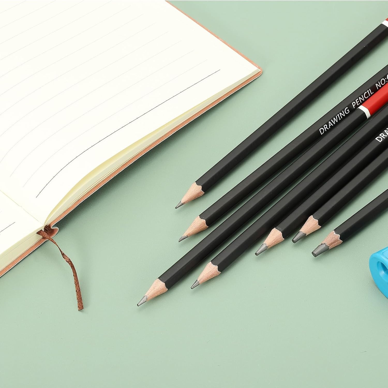 PATIKIL 4B Drawing Pencils for Sketching, 12PCS Sketch Drawing…